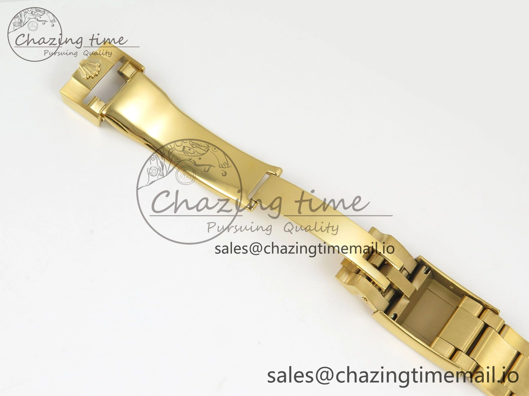 Daytona 126508 YG QF 1:1 Best Edition YG Dial Crystal Markers On YG Bracelet SH4131 V6 (Gain Weight)