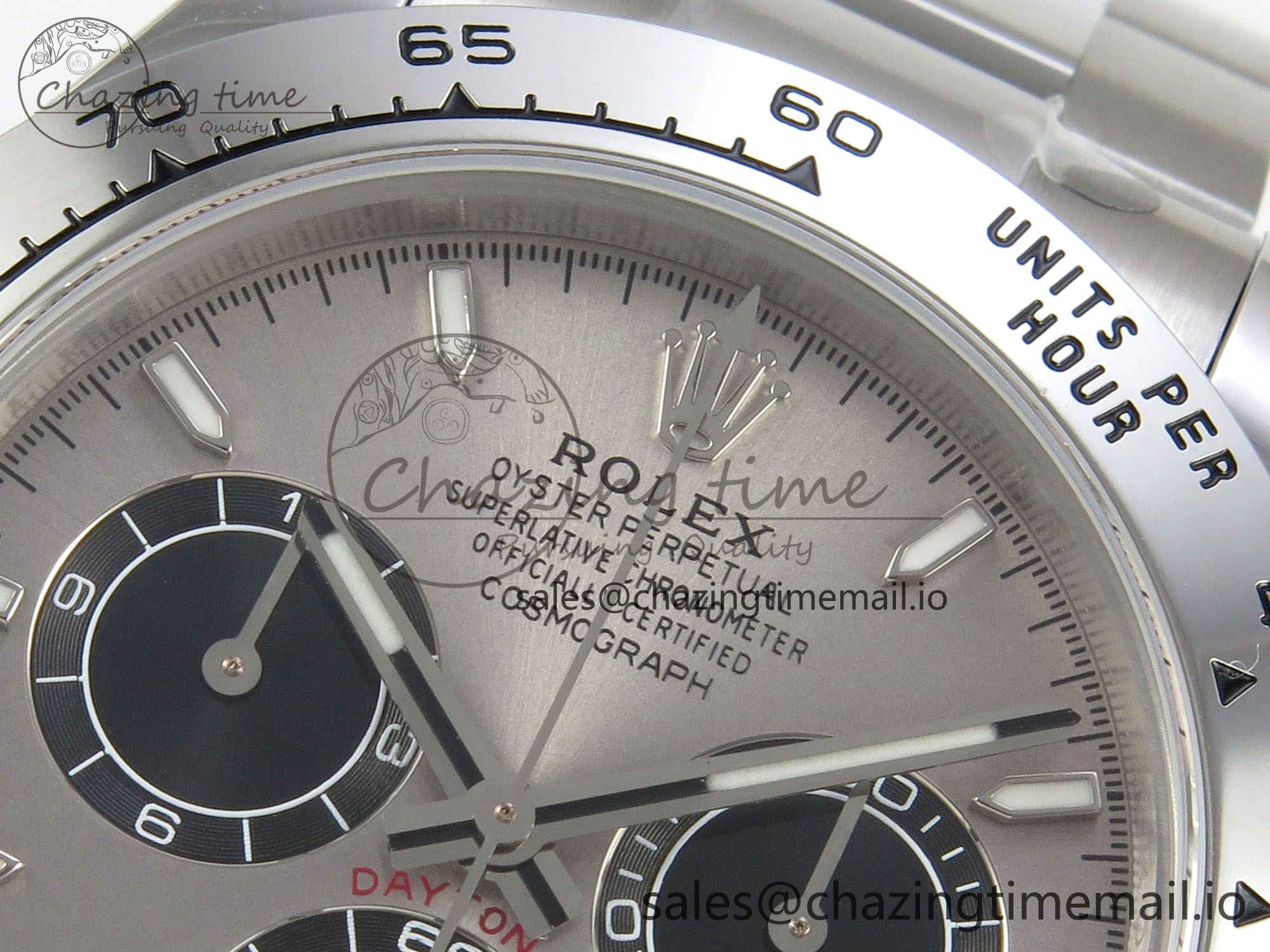 Daytona 126509 904L SS Clean 1:1 Best Edition Gray Black Dial on 904L SS Bracelet Super Clone DD4131
