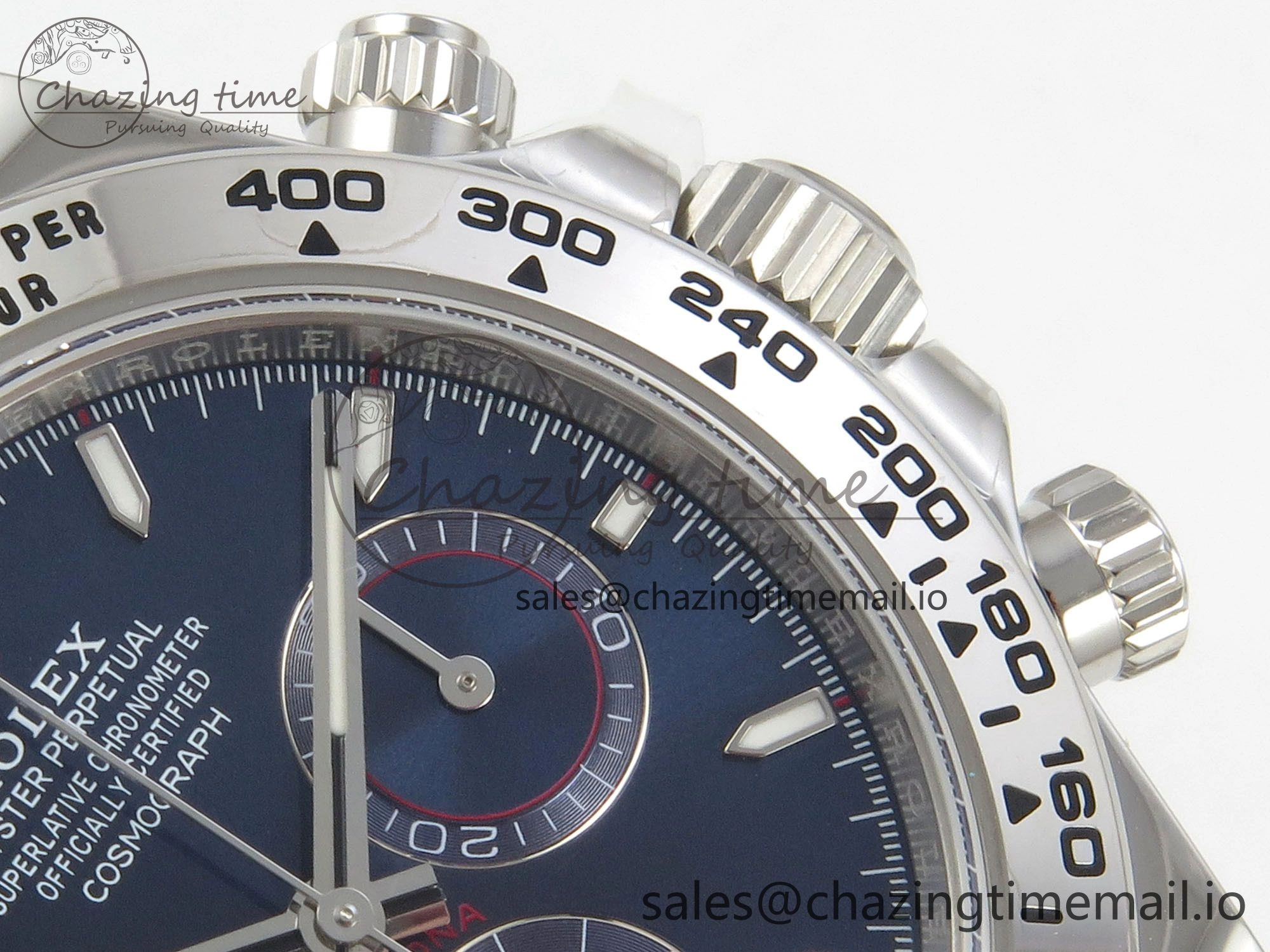 Daytona 126509 APSF 1:1 Best Edition Blue Dial Sticks Markers on 904L SS Bracelet SH4131