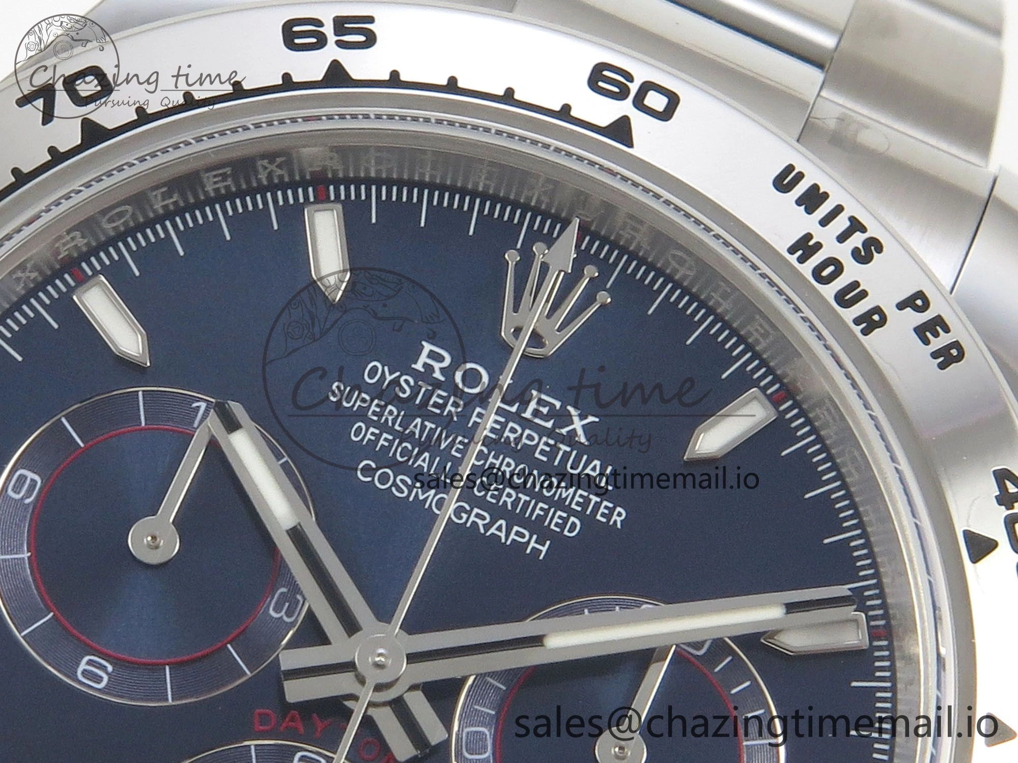 Daytona 126509 APSF 1:1 Best Edition Blue Dial Sticks Markers on 904L SS Bracelet SH4131