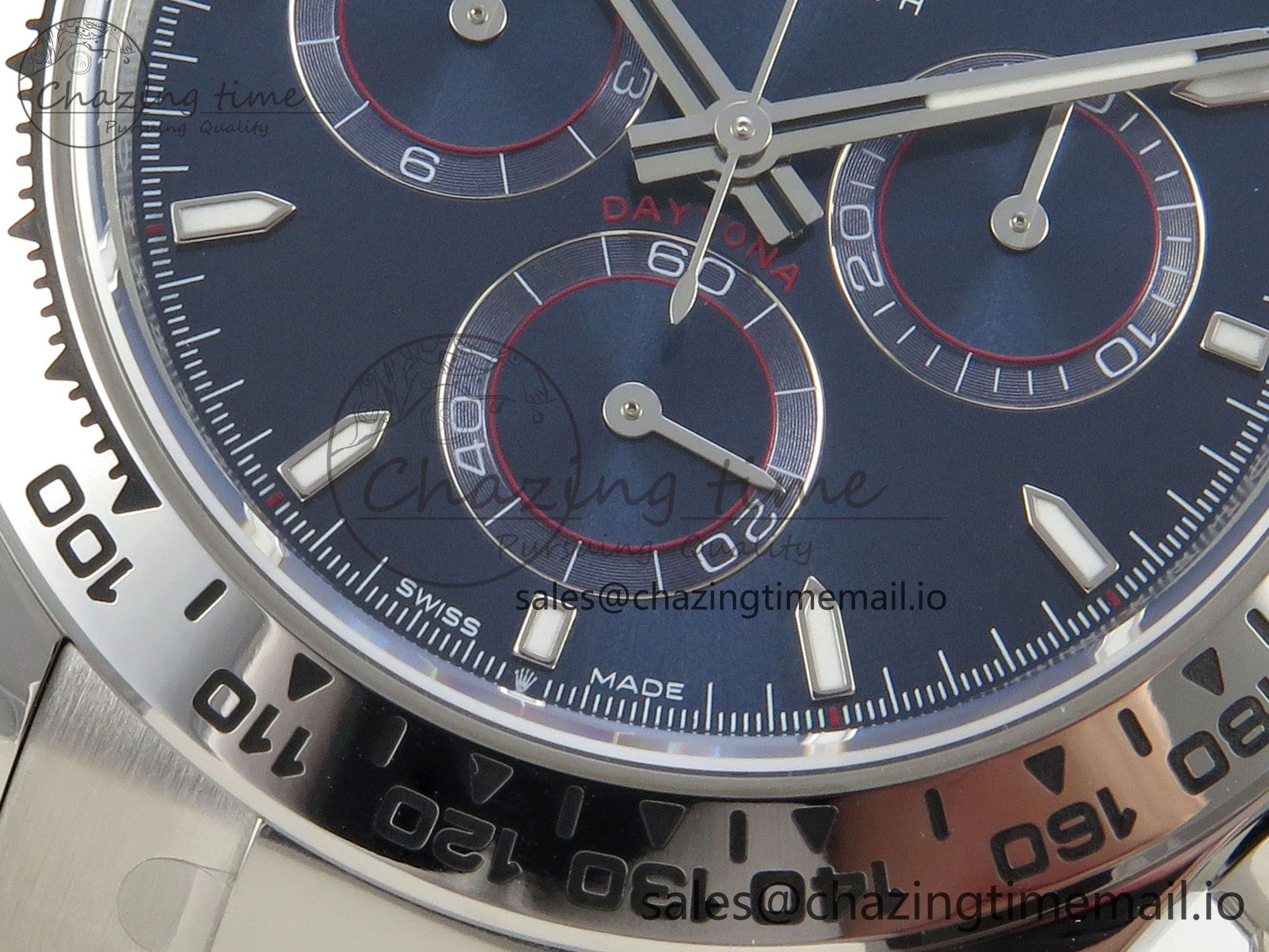 Daytona 126509 APSF 1:1 Best Edition Blue Dial Sticks Markers on 904L SS Bracelet SH4131