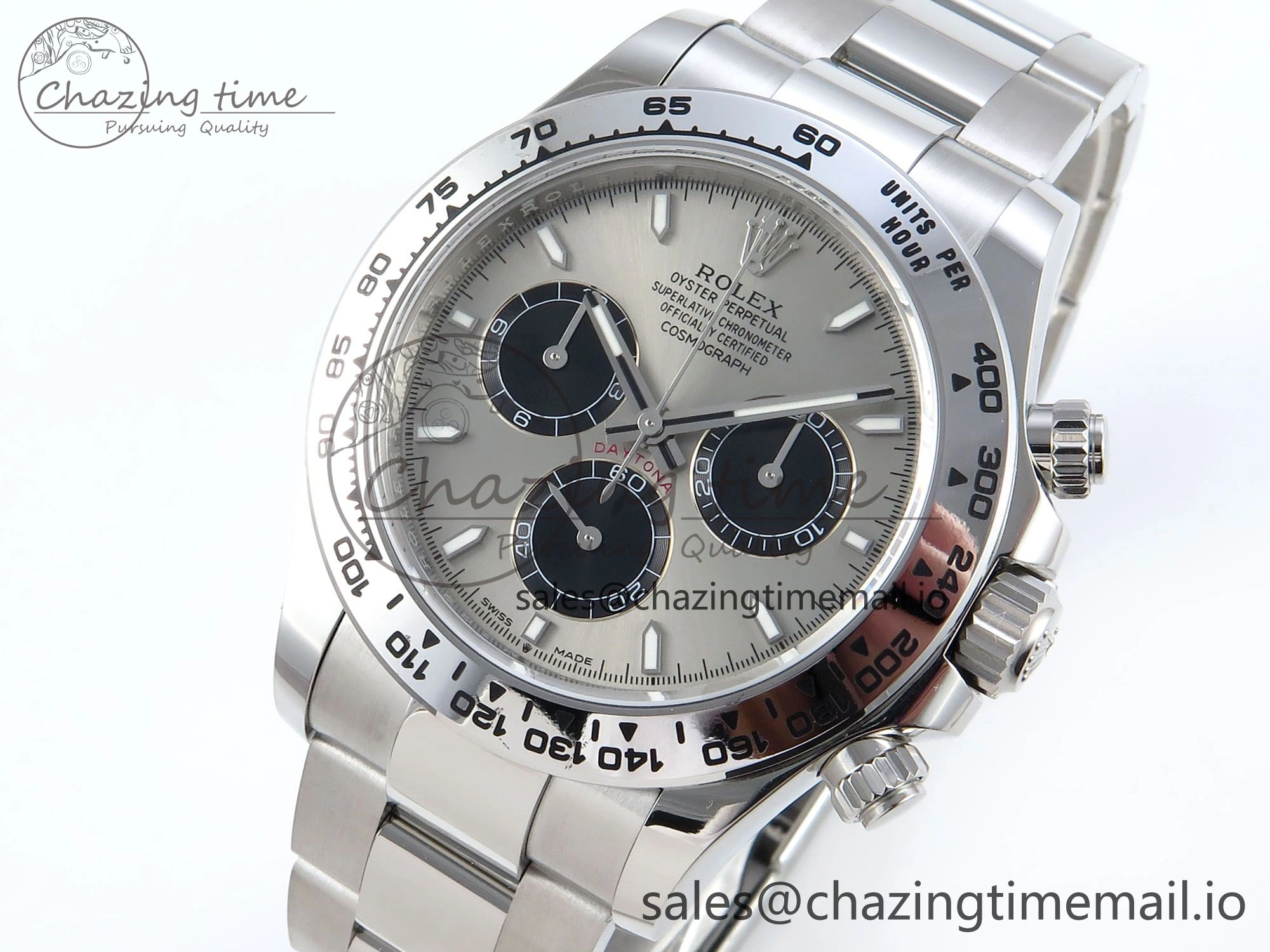 Daytona 126509 APSF 1:1 Best Edition Gray Black Dial on SS Braclet SH4131