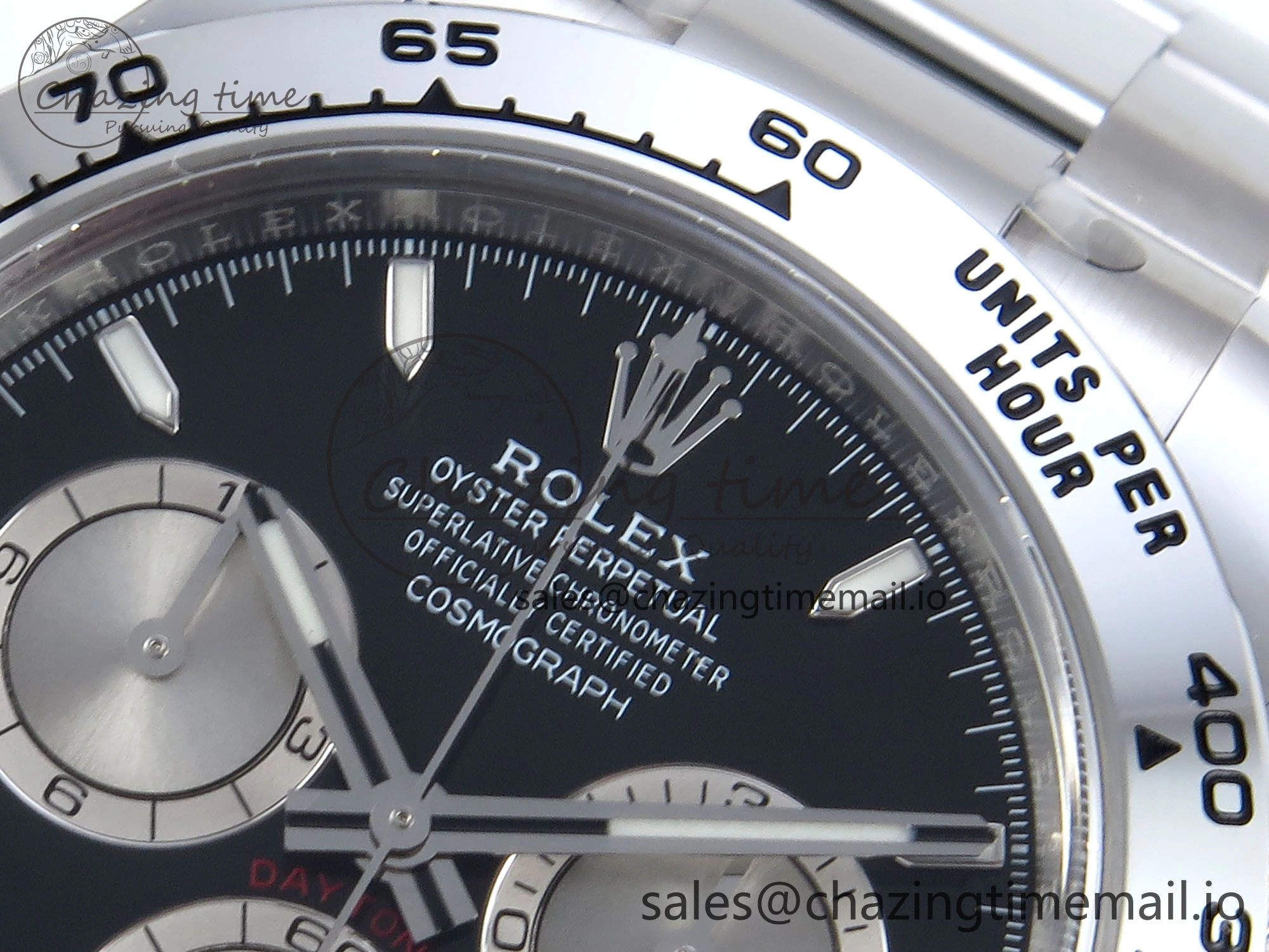 Daytona 126509 Clean 1:1 Best Edition Black SS Dial on SS Bracelet Super Clone DD4131