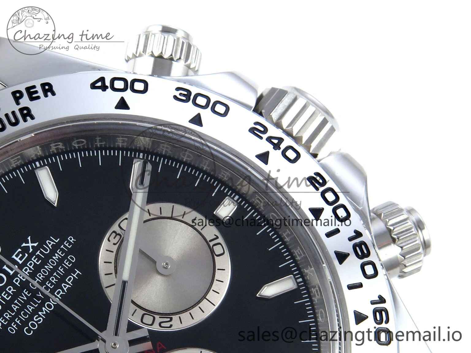 Daytona 126509 Clean 1:1 Best Edition Black SS Dial on SS Bracelet Super Clone DD4131