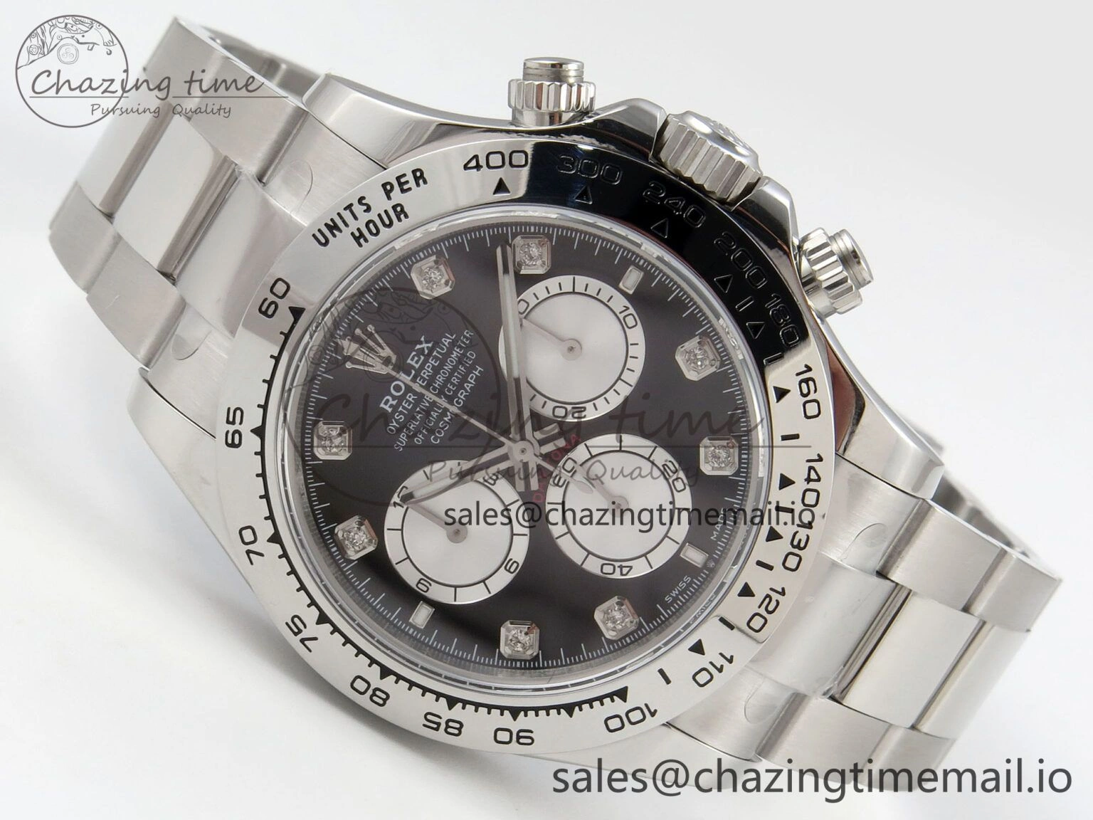 Daytona 126509 Clean 1:1 Best Edition Black SS Dial on SS Bracelet Super Clone DD4131