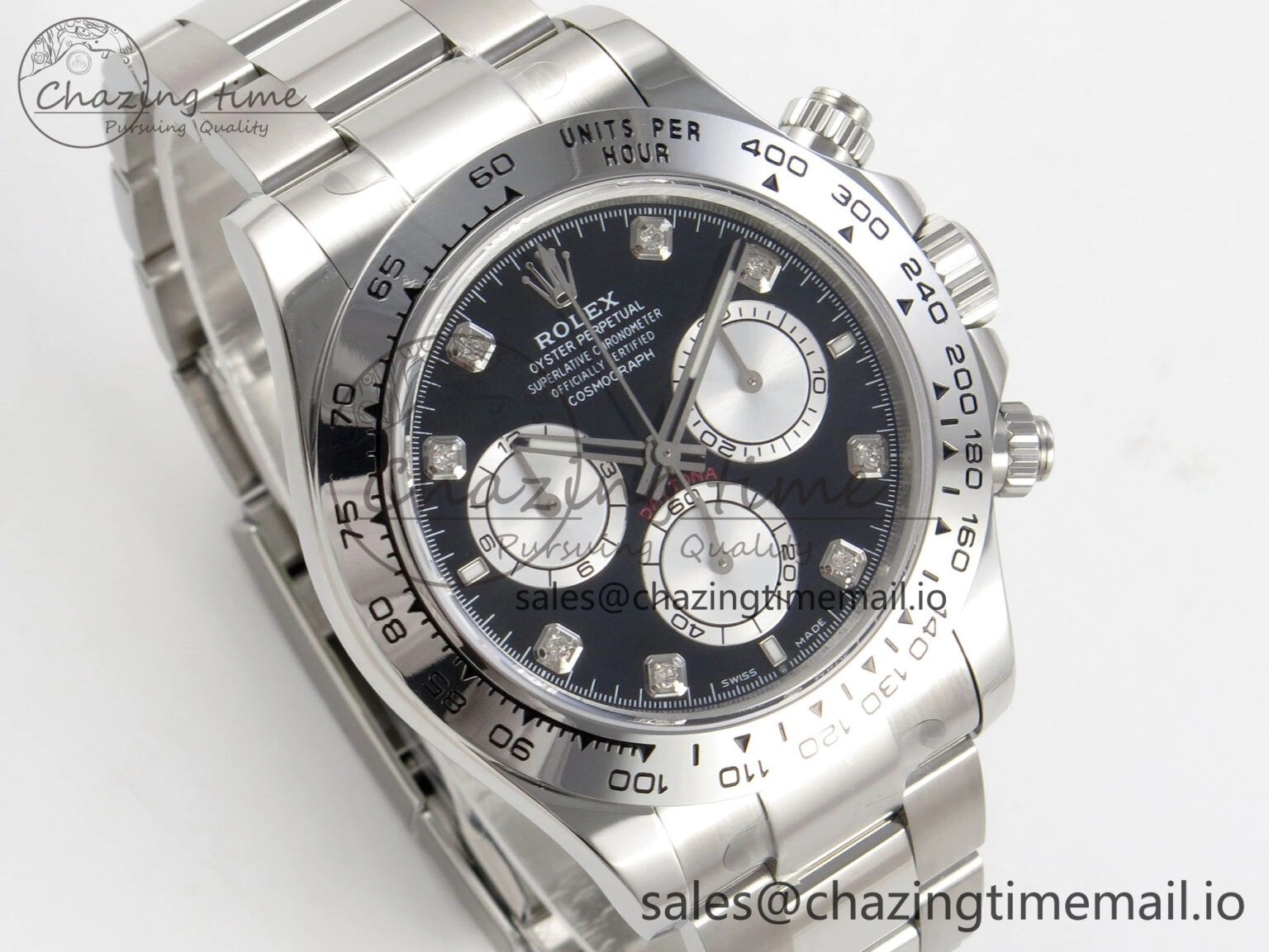 Daytona 126509 Clean 1:1 Best Edition Black SS Dial on SS Bracelet Super Clone DD4131