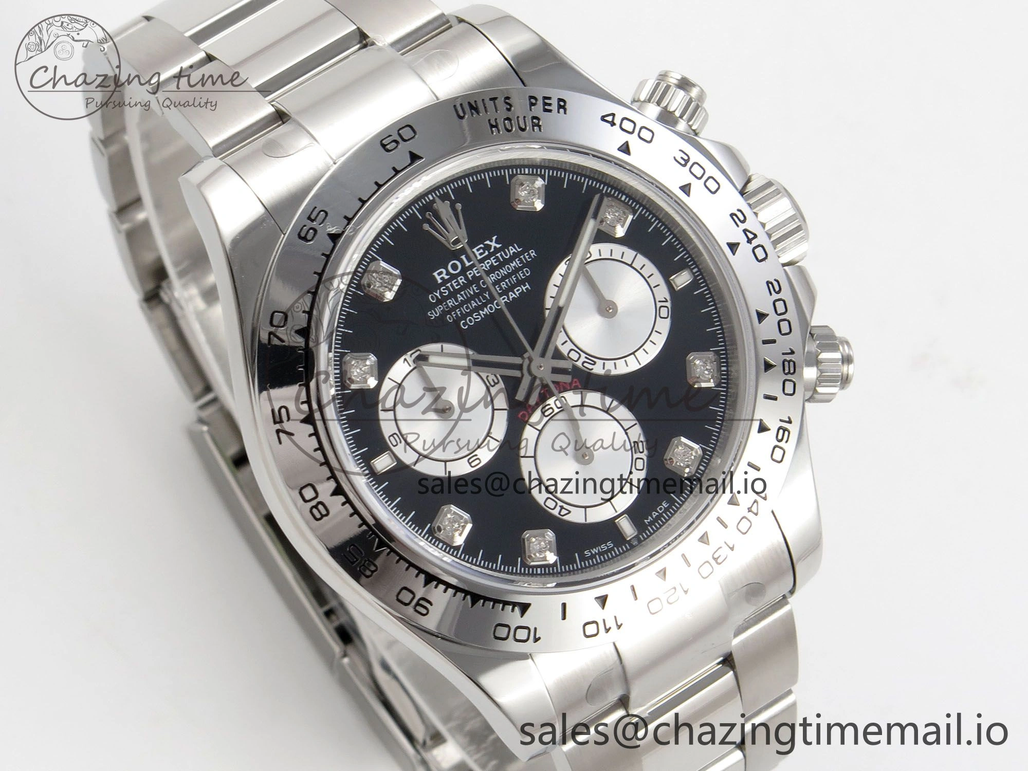 Daytona 126509 Clean 1:1 Best Edition Black SS Dial on SS Bracelet Super Clone DD4131
