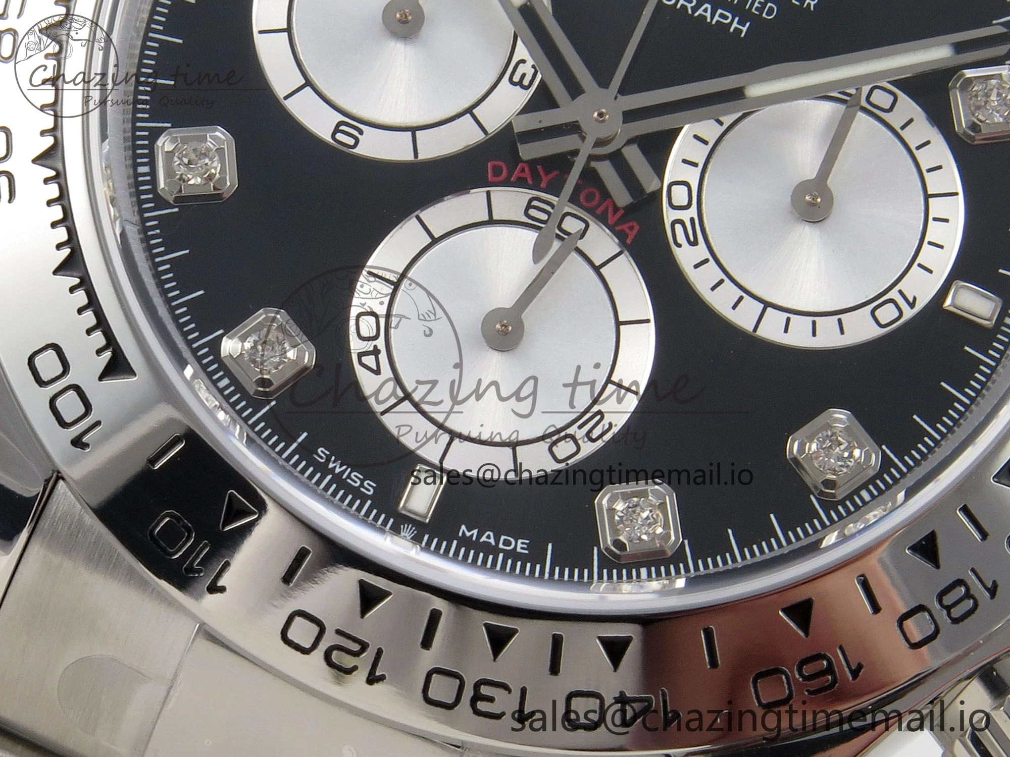 Daytona 126509 Clean 1:1 Best Edition Black SS Dial on SS Bracelet Super Clone DD4131