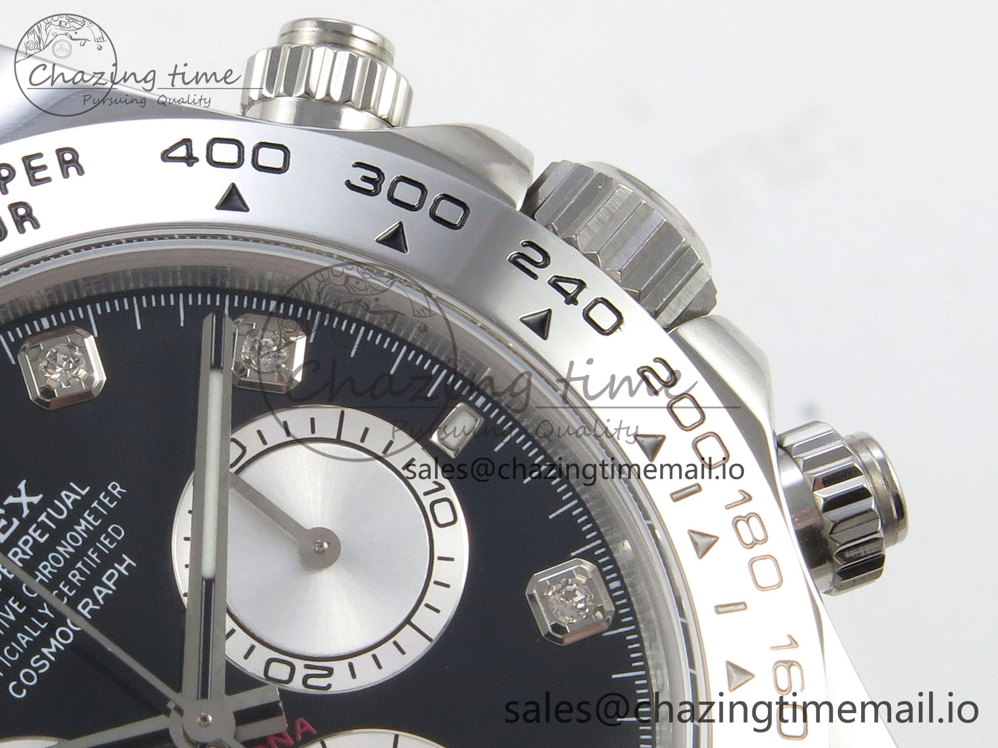Daytona 126509 Clean 1:1 Best Edition Black SS Dial on SS Bracelet Super Clone DD4131
