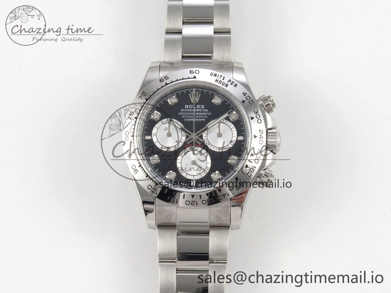 Daytona 126509 Clean 1:1 Best Edition Black SS Dial on SS Bracelet Super Clone DD4131