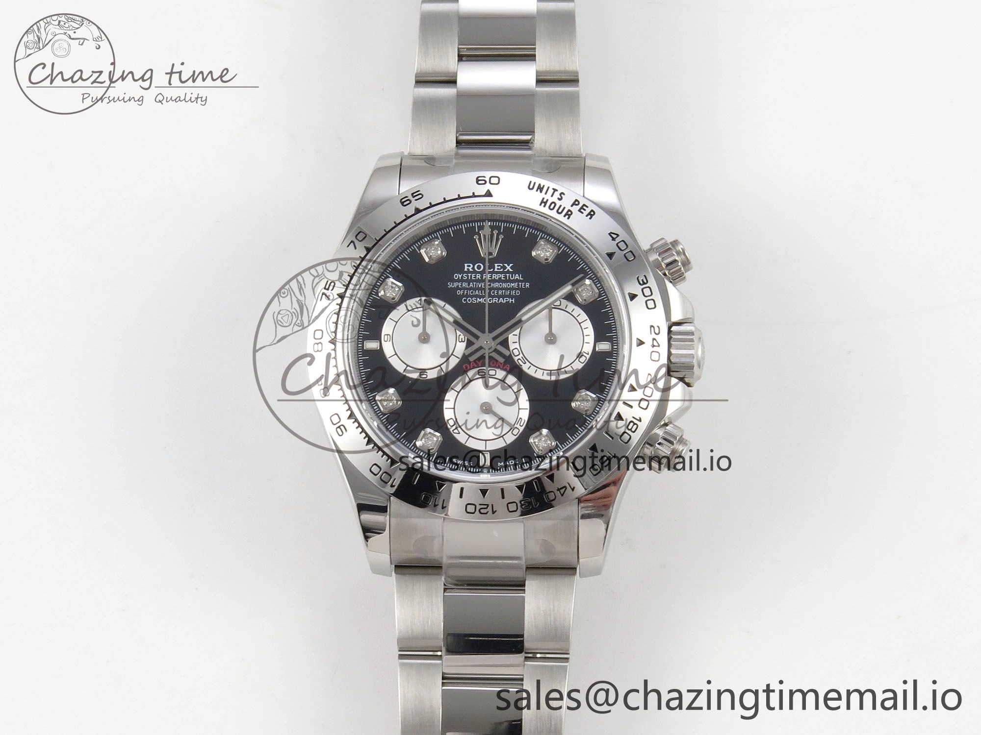 Daytona 126509 Clean 1:1 Best Edition Black SS Dial on SS Bracelet Super Clone DD4131