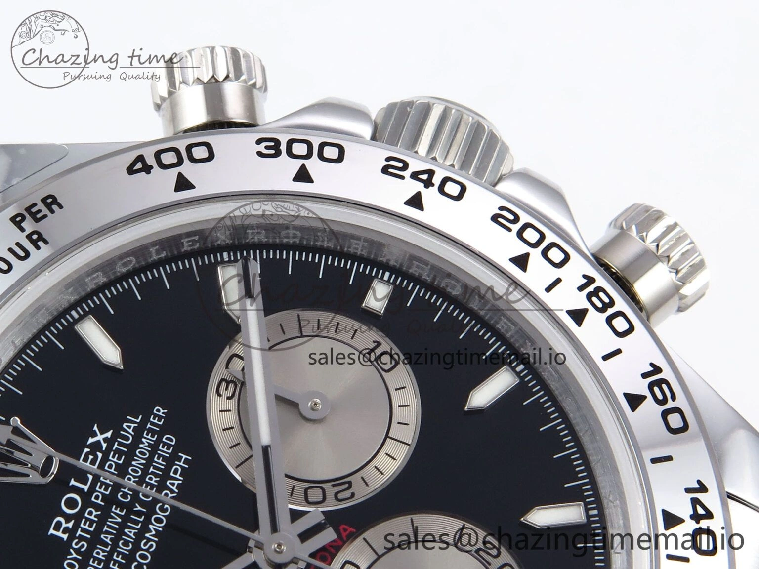 Daytona 126509 QF 1:1 Best Edition Black Silver Dial on SS Bracelet SH4131 V6 (Gain Weight）