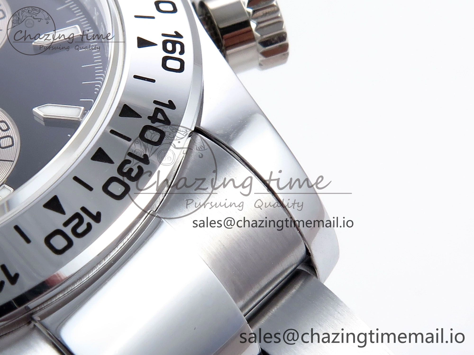 Daytona 126509 QF 1:1 Best Edition Black Silver Dial on SS Bracelet SH4131 V6 (Gain Weight）