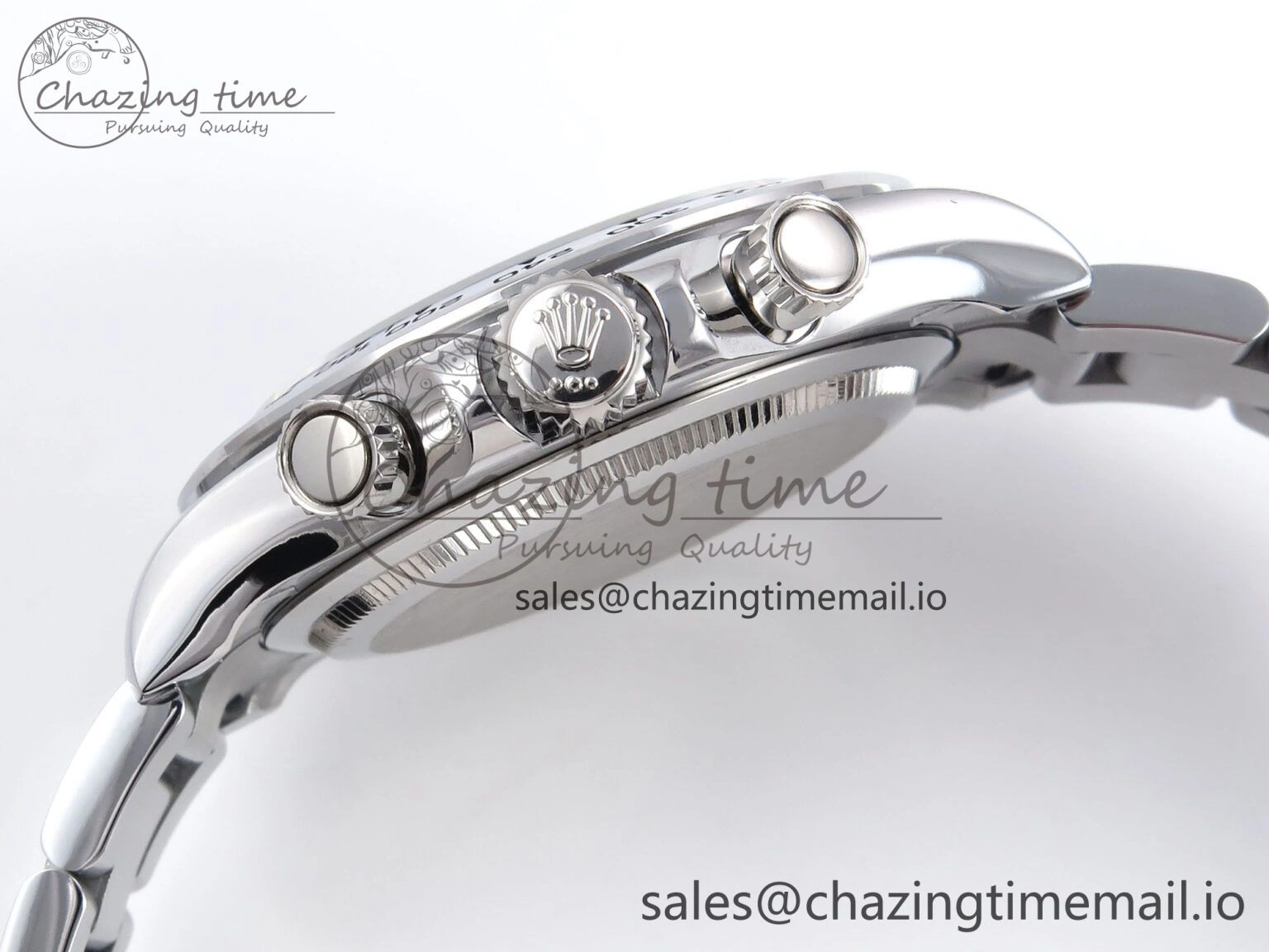 Daytona 126509 QF 1:1 Best Edition Black Silver Dial on SS Bracelet SH4131 V6 (Gain Weight）