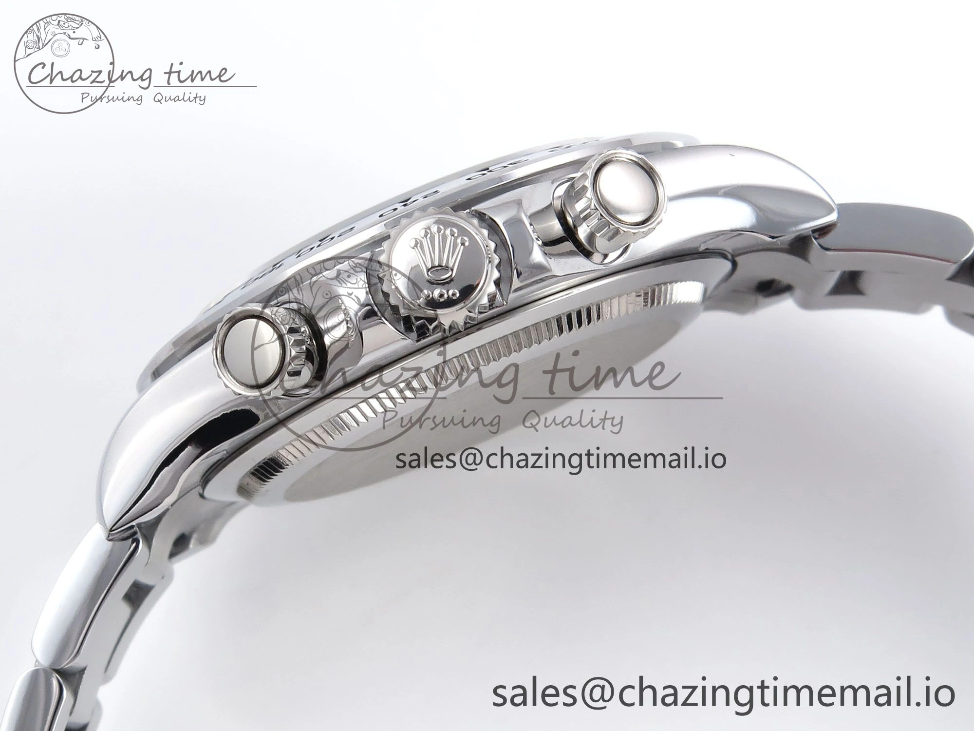 Daytona 126509 QF 1:1 Best Edition Black Silver Dial on SS Bracelet SH4131 V6 (Gain Weight）