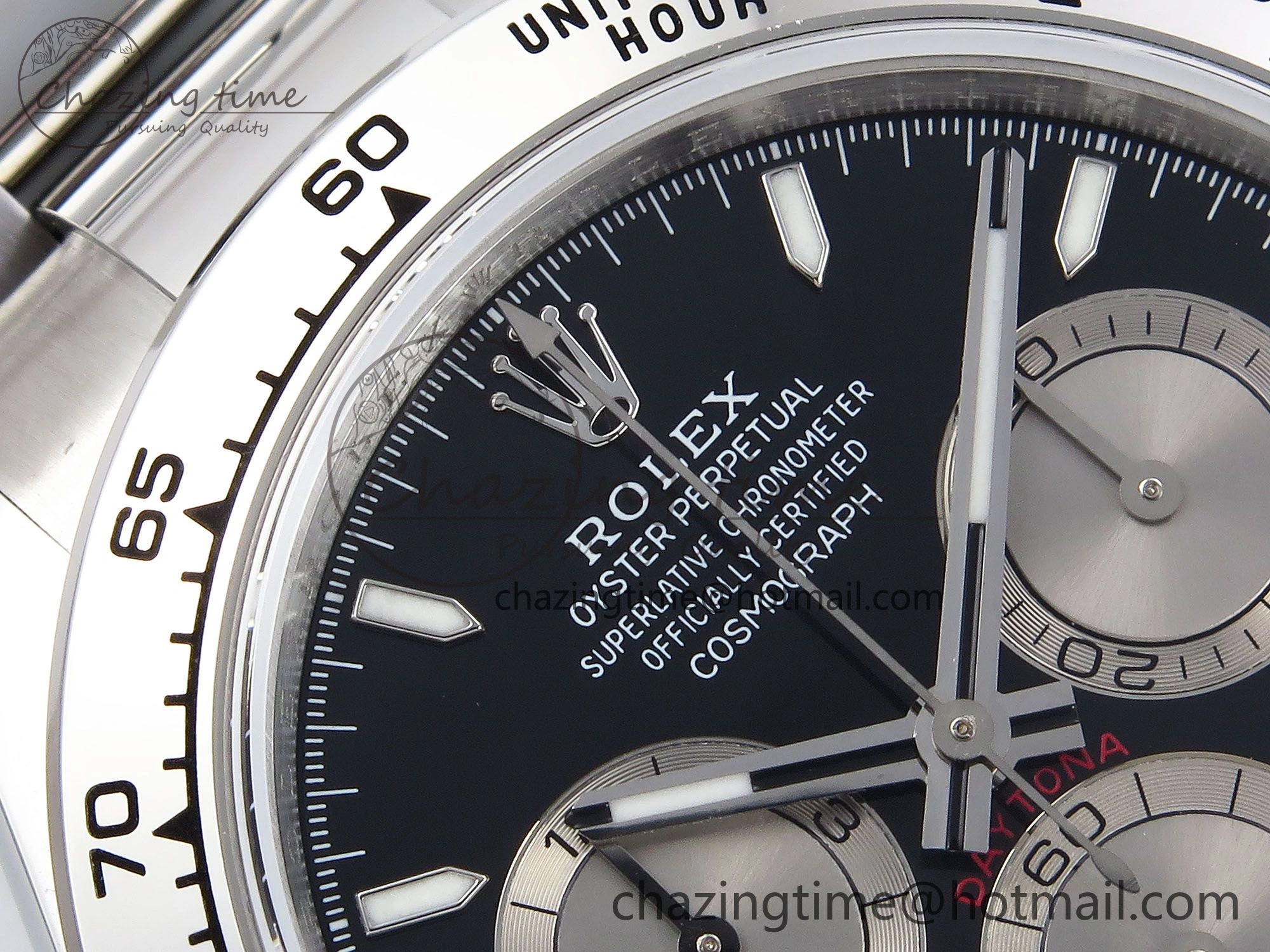 Daytona 126509 QF 1:1 Best Edition Black Silver Dial on SS Braclet SH4131 V5