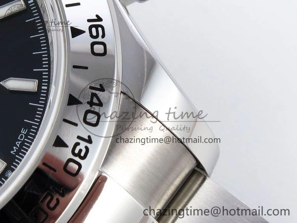 Daytona 126509 QF 1:1 Best Edition Black Silver Dial on SS Braclet SH4131 V5