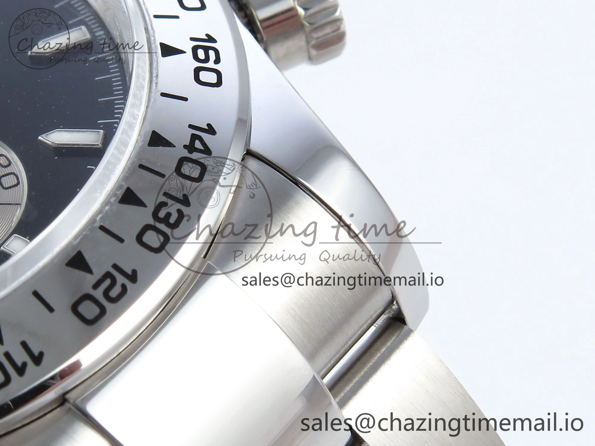 Daytona 126509 QF 1:1 Best Edition Black Silver Dial on SS Braclet SH4131 V5
