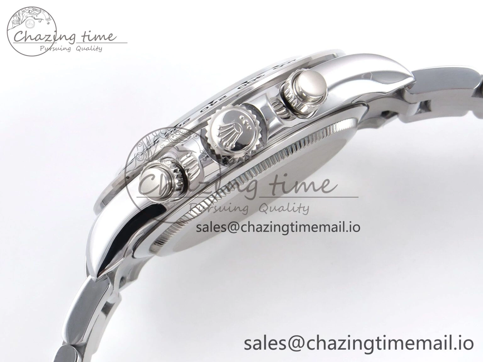Daytona 126509 QF 1:1 Best Edition Black Silver Diamonds Dial on SS Bracelet SH4131 V6 (Gain Weight）