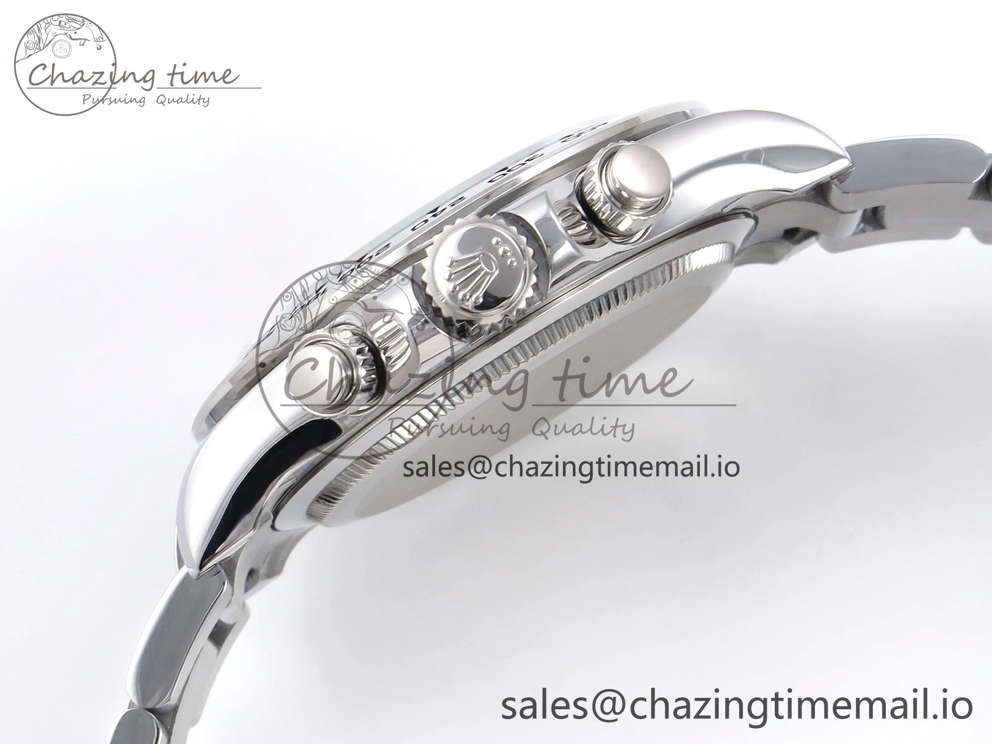 Daytona 126509 QF 1:1 Best Edition Black Silver Diamonds Dial on SS Bracelet SH4131 V6 (Gain Weight）