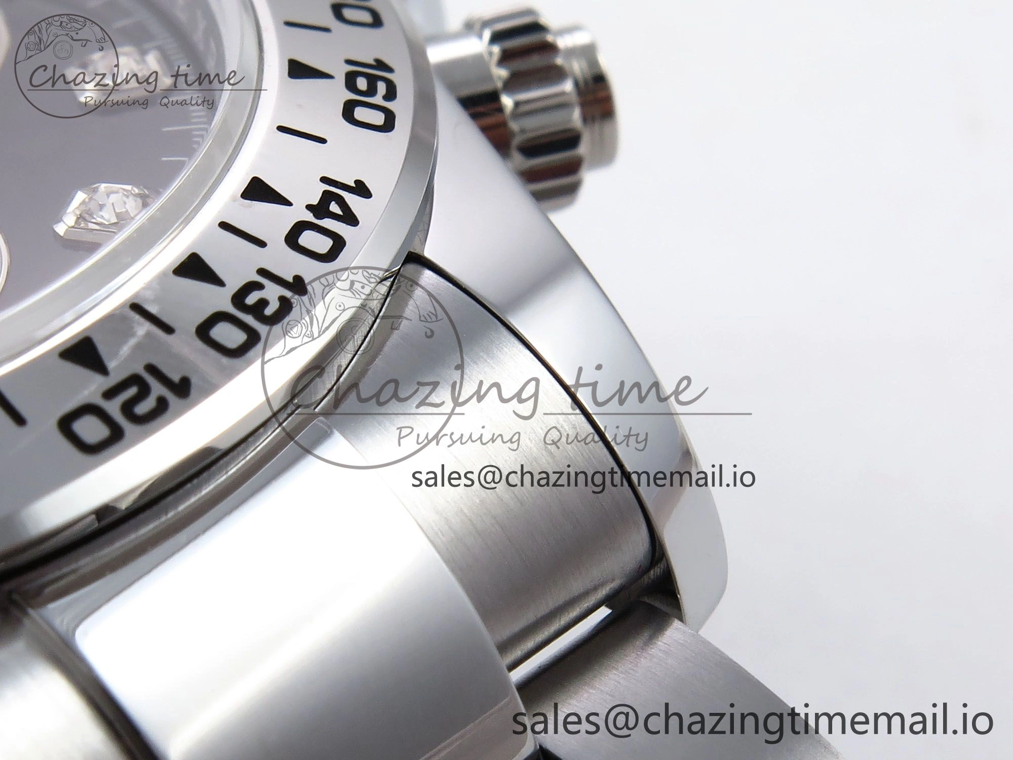 Daytona 126509 QF 1:1 Best Edition Black Silver Diamonds Dial on SS Bracelet SH4131 V6 (Gain Weight）