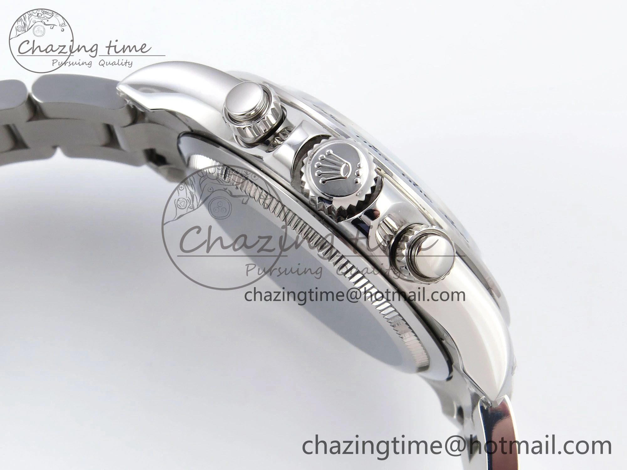 Daytona 126509 QF 1:1 Best Edition Black Silver Diamonds Dial on SS Braclet SH4131 V5