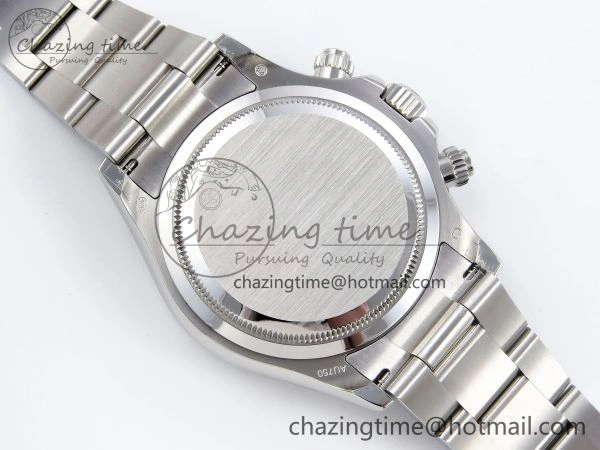 Daytona 126509 QF 1:1 Best Edition Black Silver Diamonds Dial on SS Braclet SH4131 V5