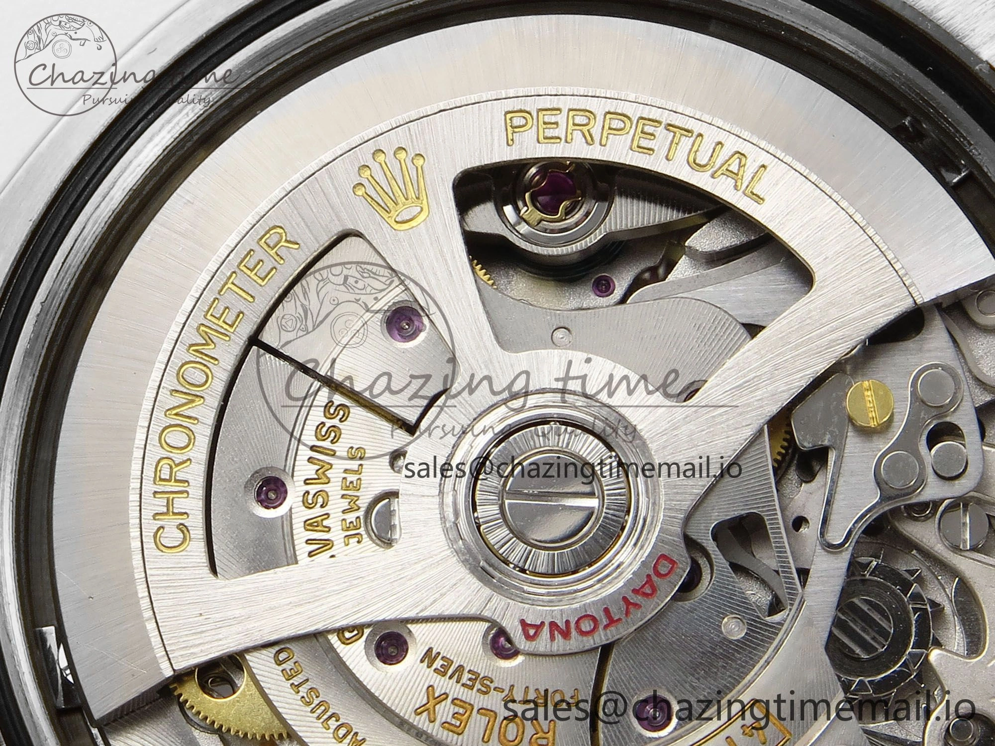 Daytona 126509 QF 1:1 Best Edition Black Silver Diamonds Dial on SS Braclet SH4131 V5