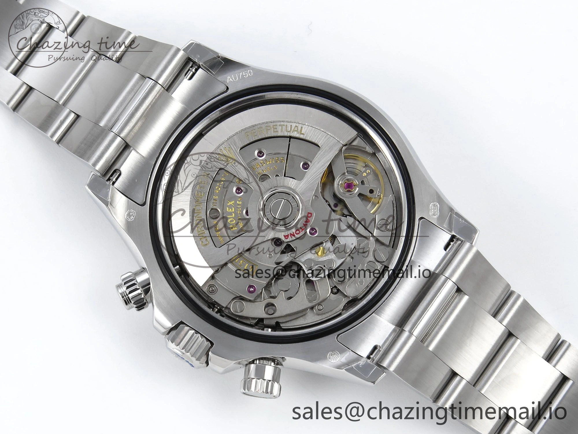 Daytona 126509 QF 1:1 Best Edition Black Silver Diamonds Dial on SS Braclet SH4131 V5