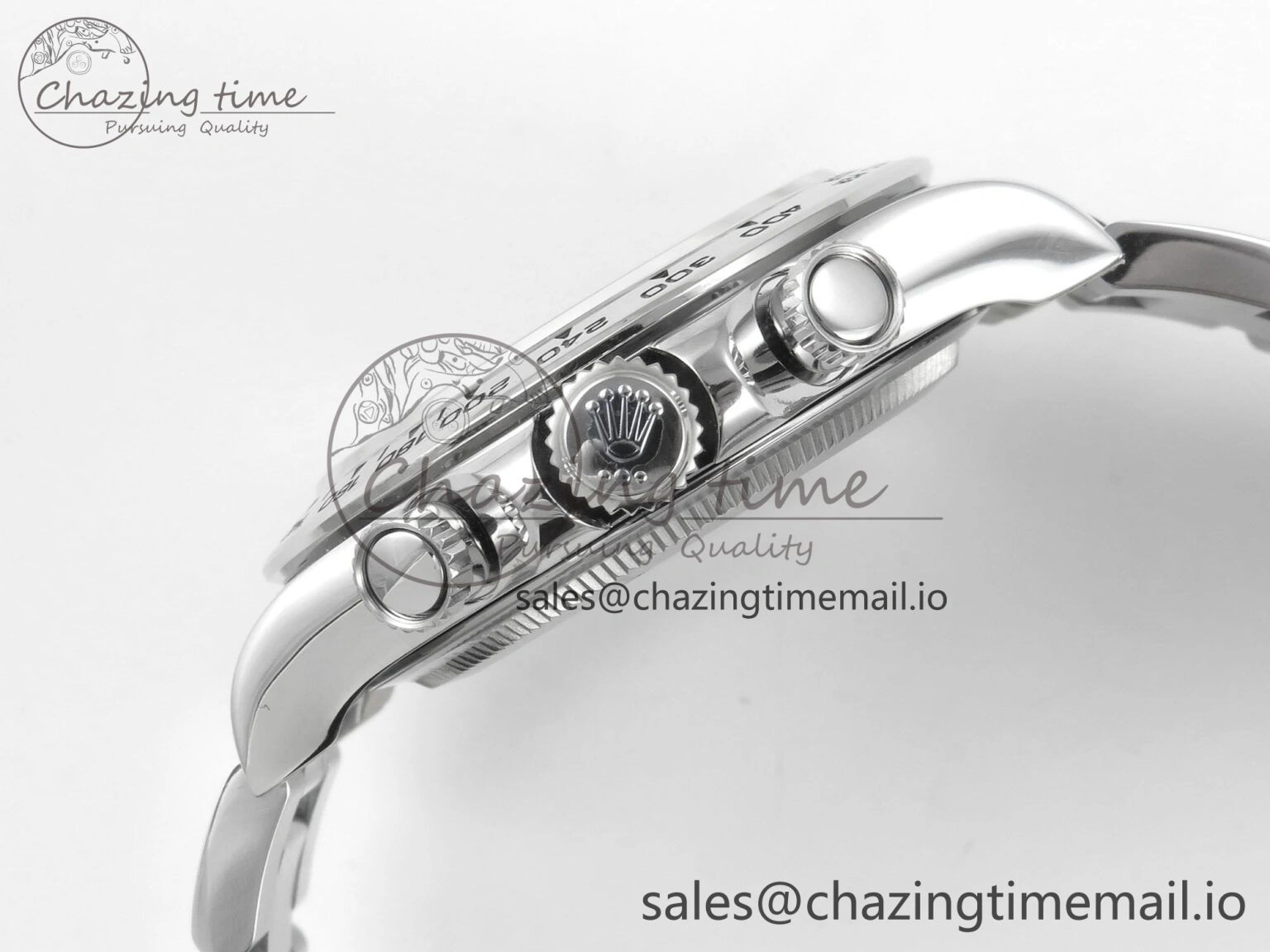 Daytona 126509 QF 1:1 Best Edition Gray Dia Crystal Marker on SS Bracelet SH4131 V6 (Gain Weight)