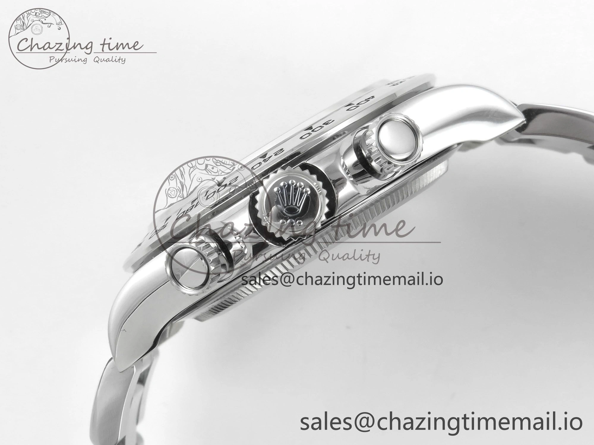 Daytona 126509 QF 1:1 Best Edition Gray Dia Crystal Marker on SS Bracelet SH4131 V6 (Gain Weight)