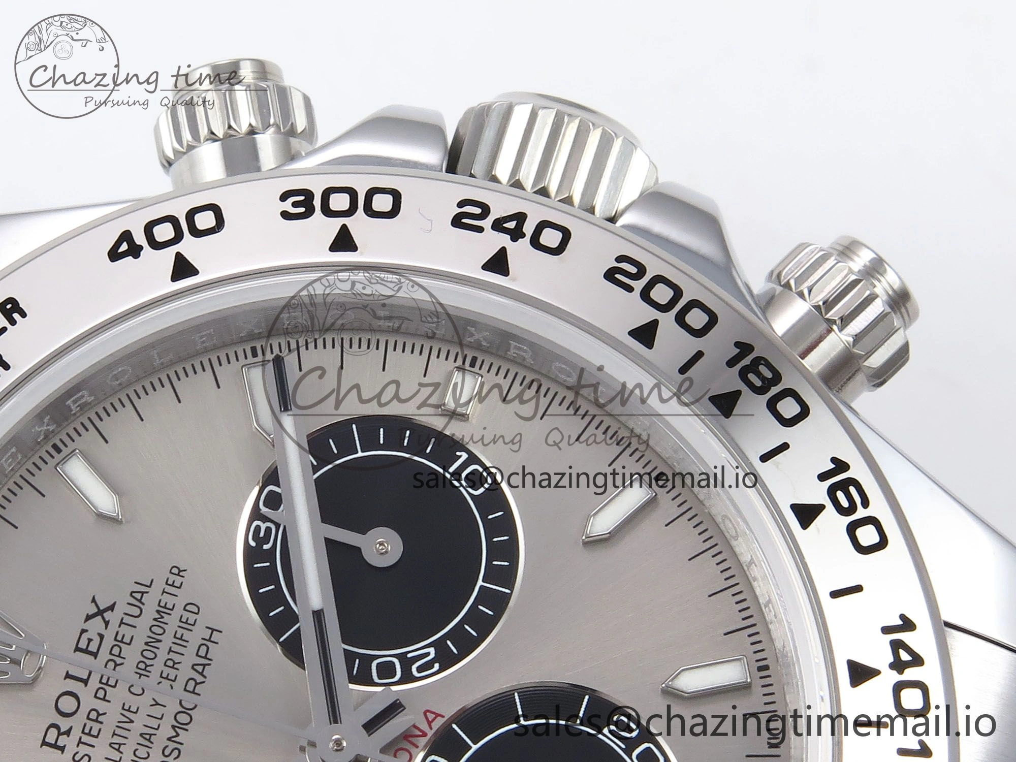 Daytona 126509 QF 1:1 Best Edition Gray Black Dial on SS Bracelet SH4131 V6 (Gain Weight）
