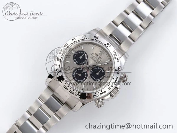 Daytona 126509 QF 1:1 Best Edition Gray Black Dial on SS Braclet SH4131 V5