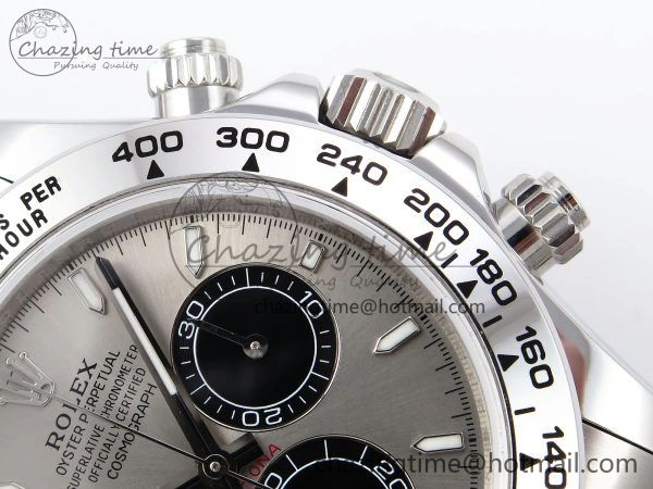 Daytona 126509 QF 1:1 Best Edition Gray Black Dial on SS Braclet SH4131 V5