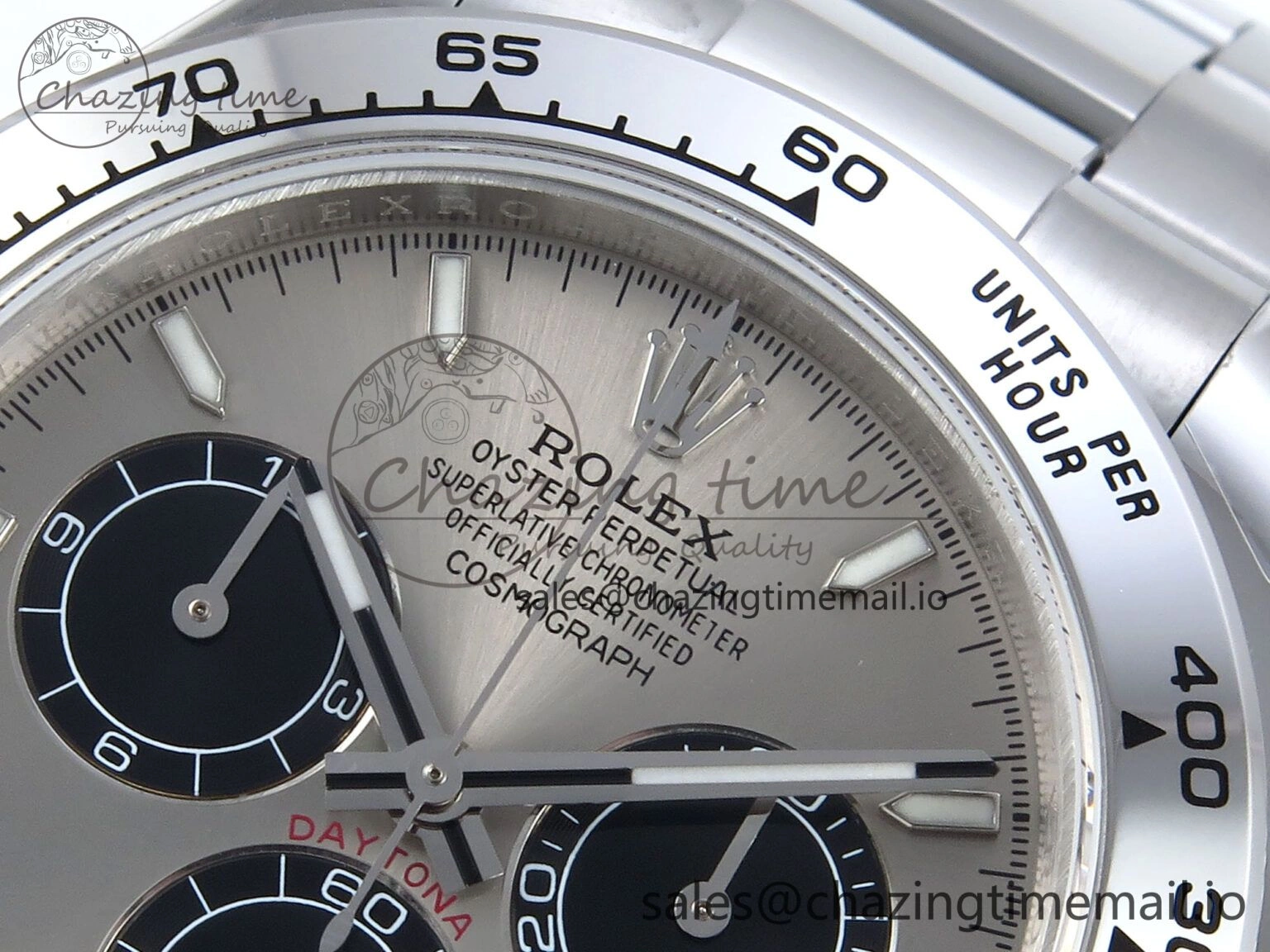 Daytona 126509 QF 1:1 Best Edition Gray Black Dial on SS Braclet SH4131 V5