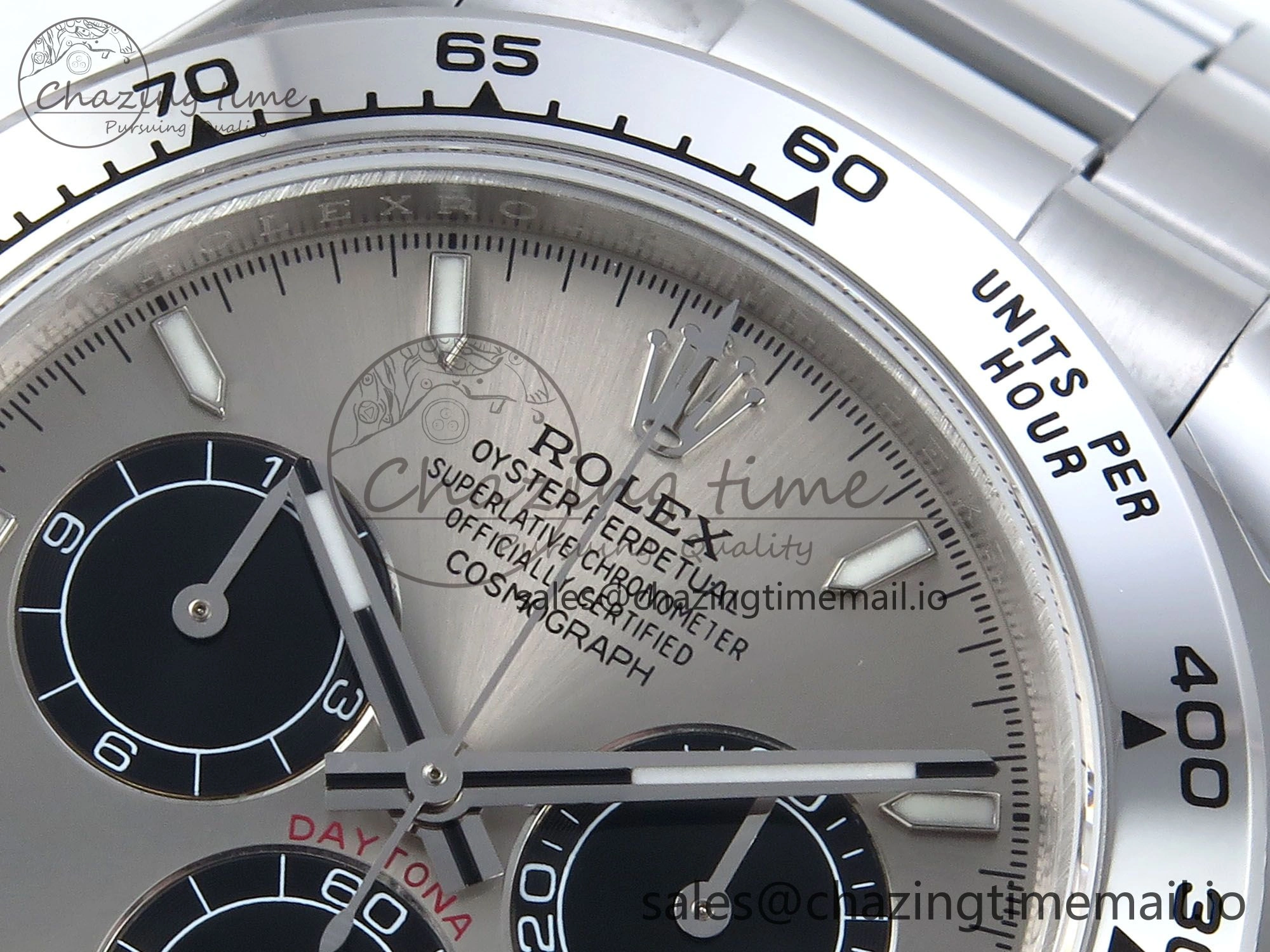 Daytona 126509 QF 1:1 Best Edition Gray Black Dial on SS Braclet SH4131 V5