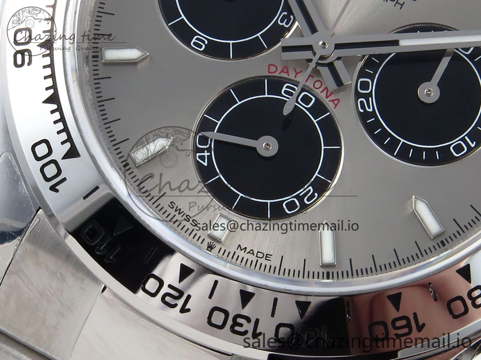 Daytona 126509 QF 1:1 Best Edition Gray Black Dial on SS Braclet SH4131 V5