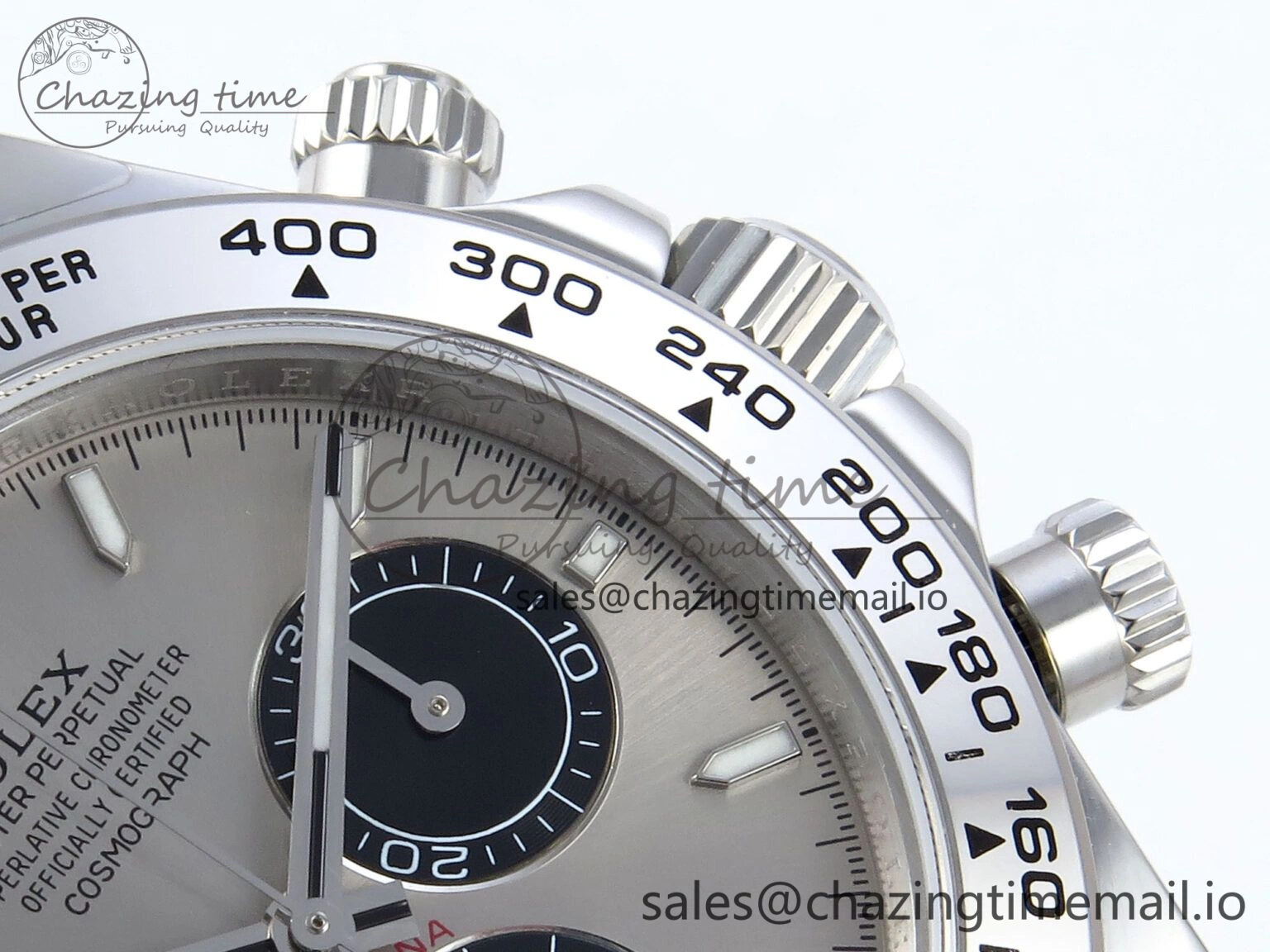 Daytona 126509 QF 1:1 Best Edition Gray Black Dial on SS Braclet SH4131 V5