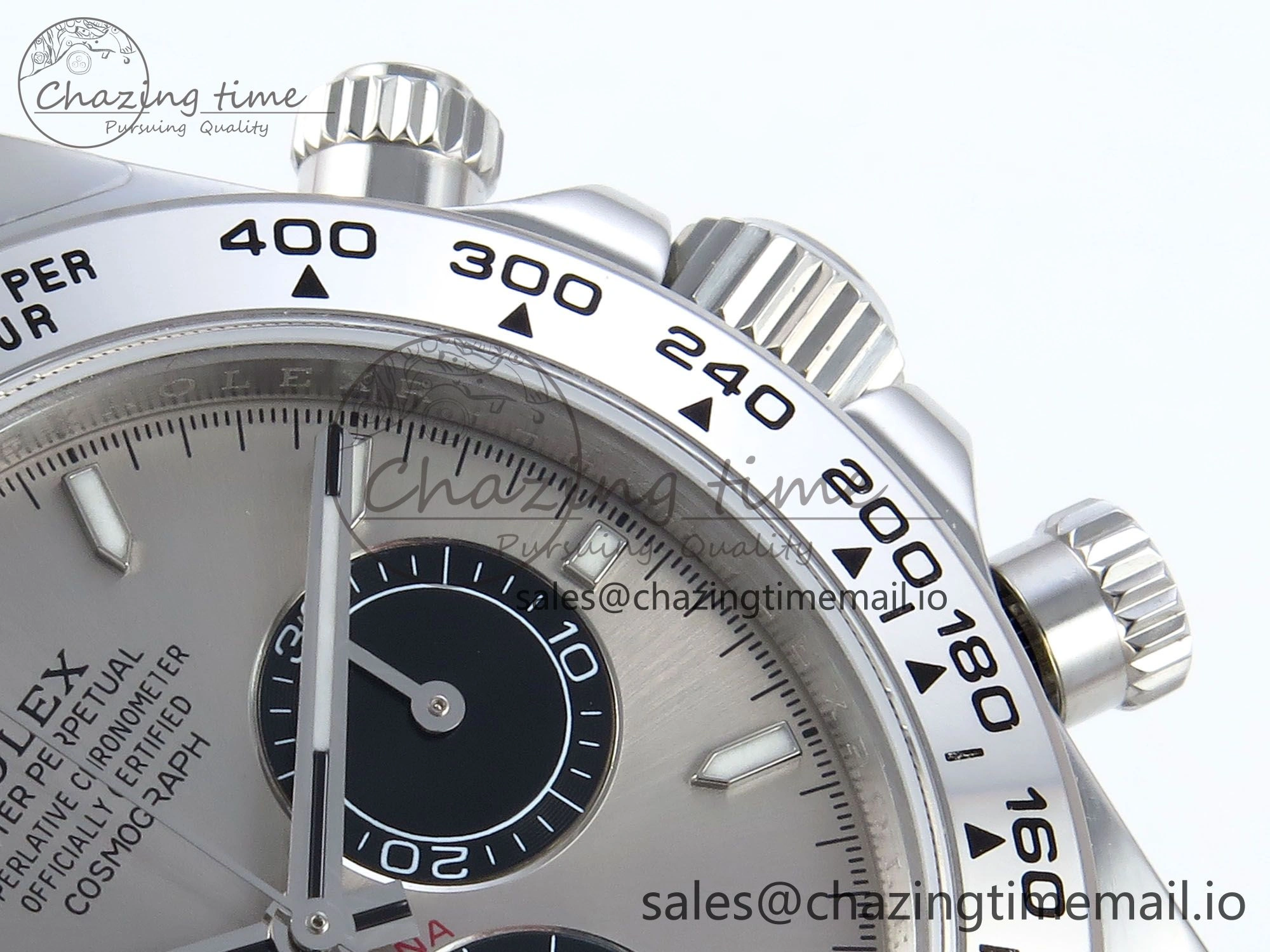 Daytona 126509 QF 1:1 Best Edition Gray Black Dial on SS Braclet SH4131 V5