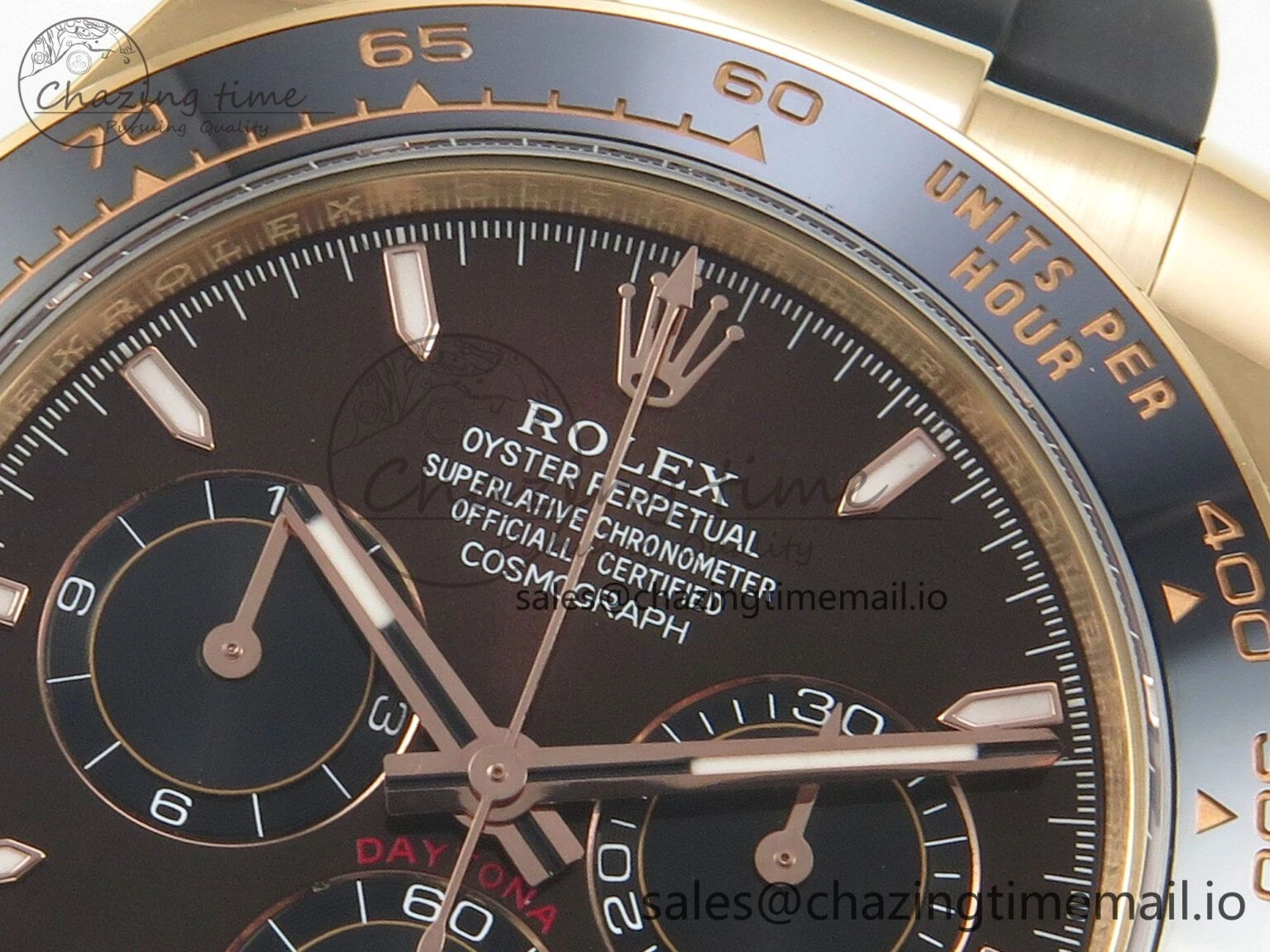 Daytona 126515 Gain Weight APSF 1:1 Best Edition Brown Dial Sticks Markers on Oysterflex Strap SH4131