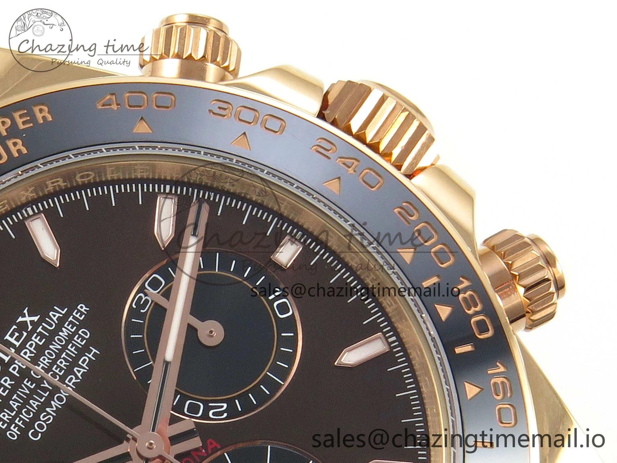 Daytona 126515 Gain Weight APSF 1:1 Best Edition Brown Dial Sticks Markers on Oysterflex Strap SH4131