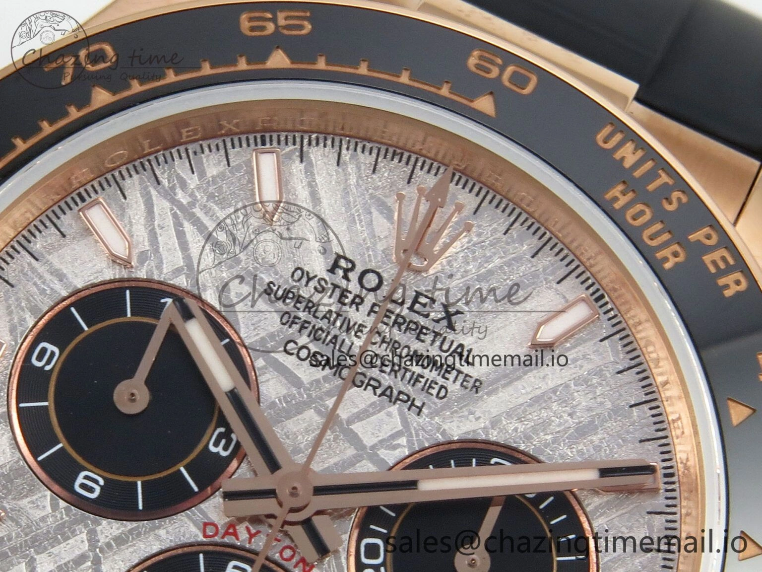Daytona 126515 Gain Weight SWF 1:1 Best Edition Meteorite Dial Sticks Markers on Oysterflex Strap SH4131