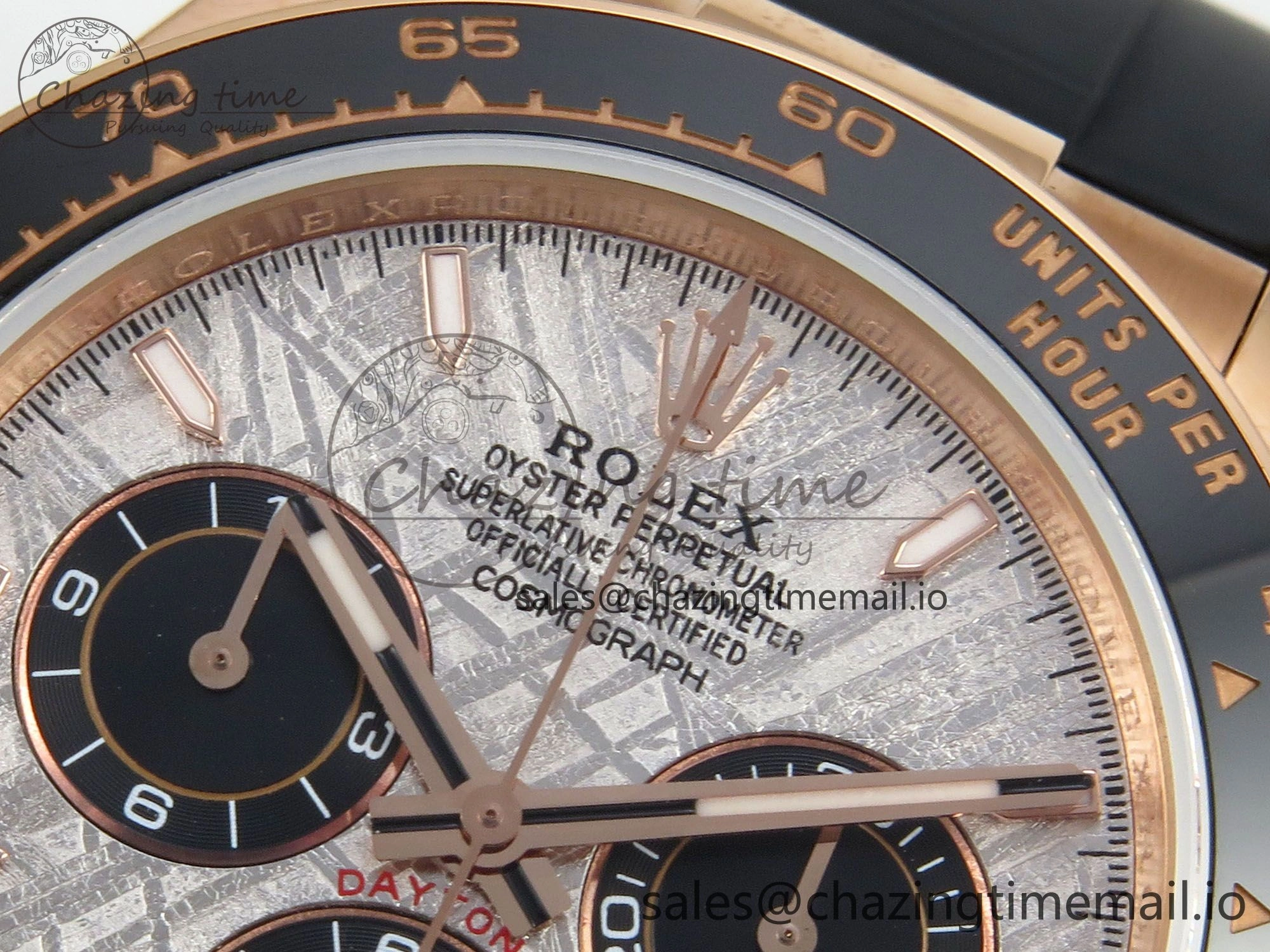 Daytona 126515 Gain Weight SWF 1:1 Best Edition Meteorite Dial Sticks Markers on Oysterflex Strap SH4131