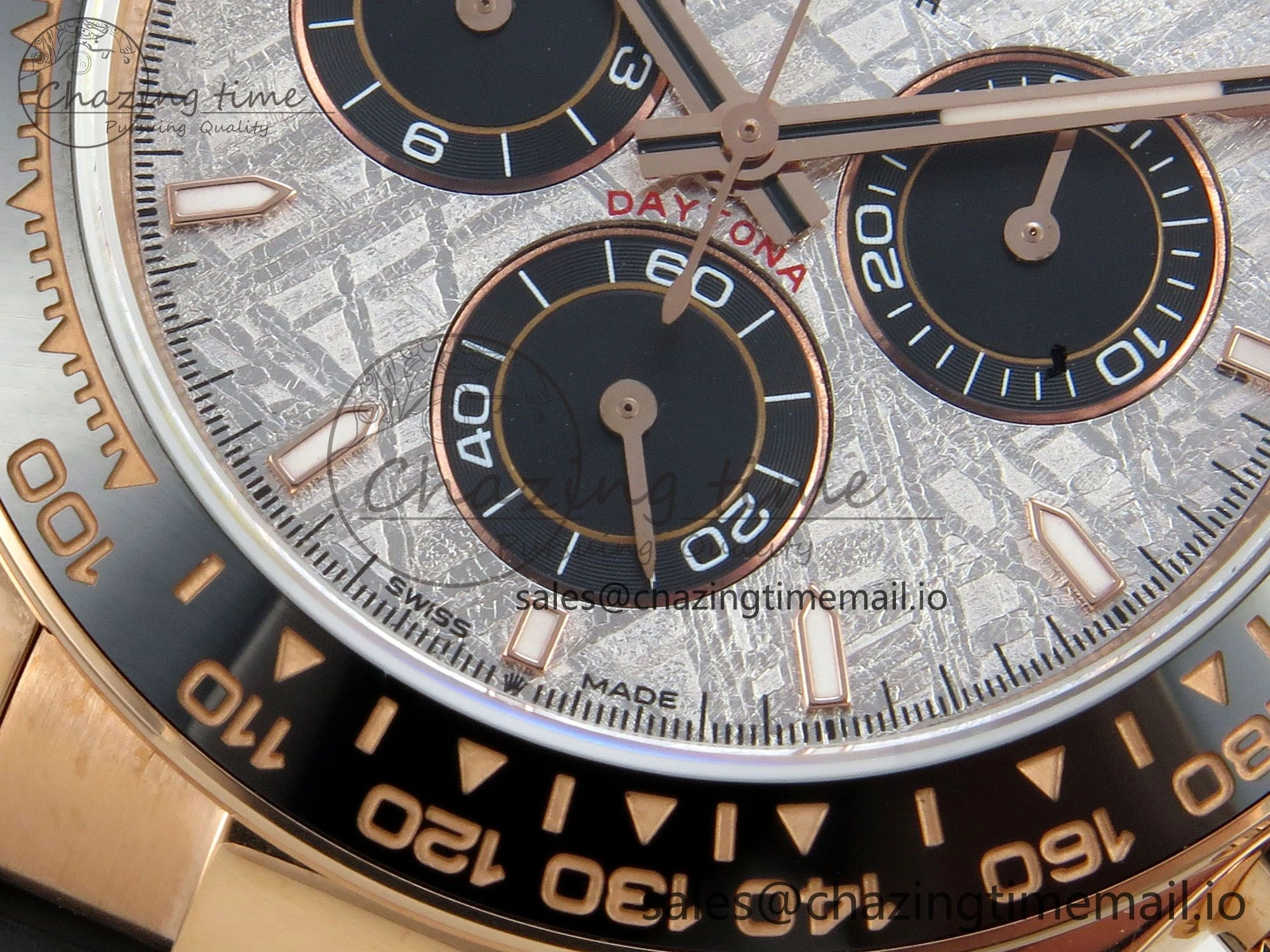 Daytona 126515 Gain Weight SWF 1:1 Best Edition Meteorite Dial Sticks Markers on Oysterflex Strap SH4131