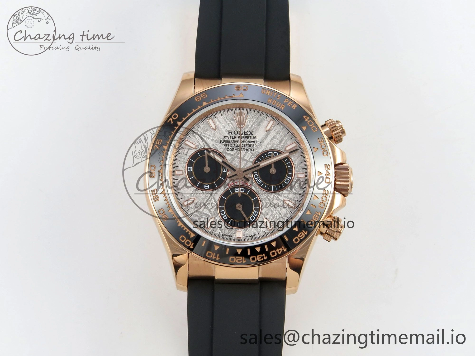 Daytona 126515 Gain Weight SWF 1:1 Best Edition Meteorite Dial Sticks Markers on Oysterflex Strap SH4131
