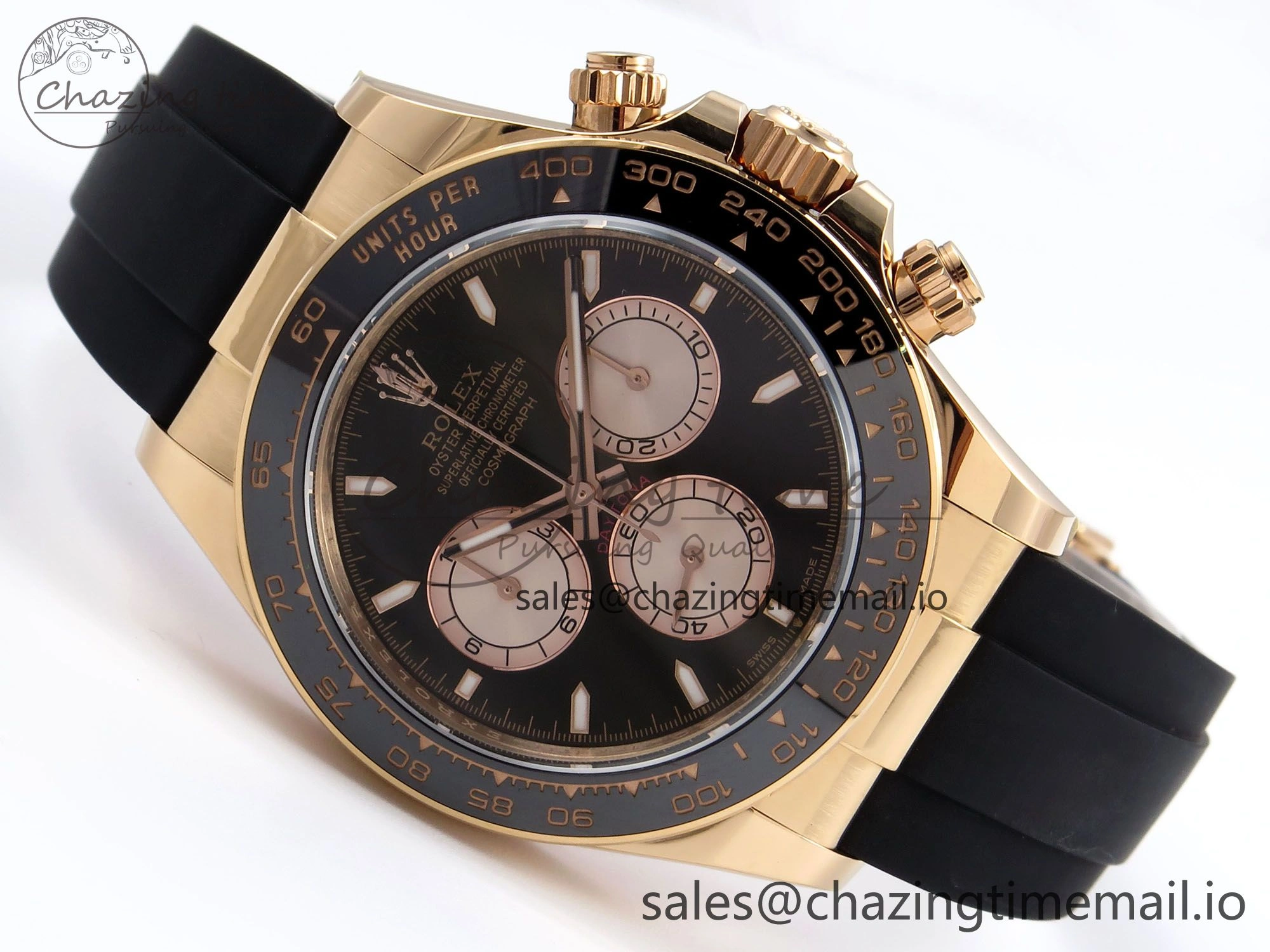 Daytona 126515 LN APSF 1:1 Best Edition Black Dial on Oysterflex Strap SH4131（Gain Weight）