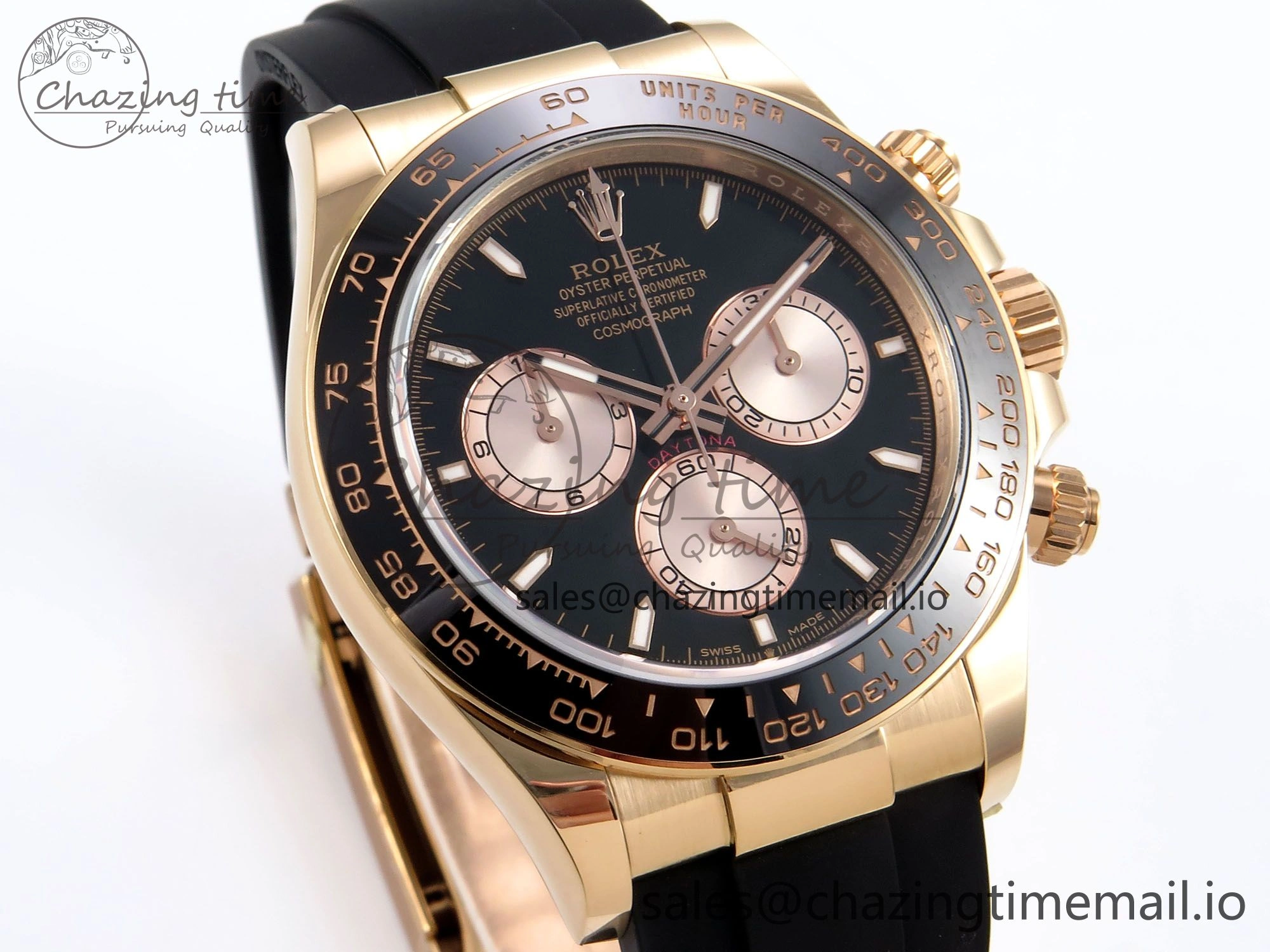 Daytona 126515 LN APSF 1:1 Best Edition Black Dial on Oysterflex Strap SH4131（Gain Weight）