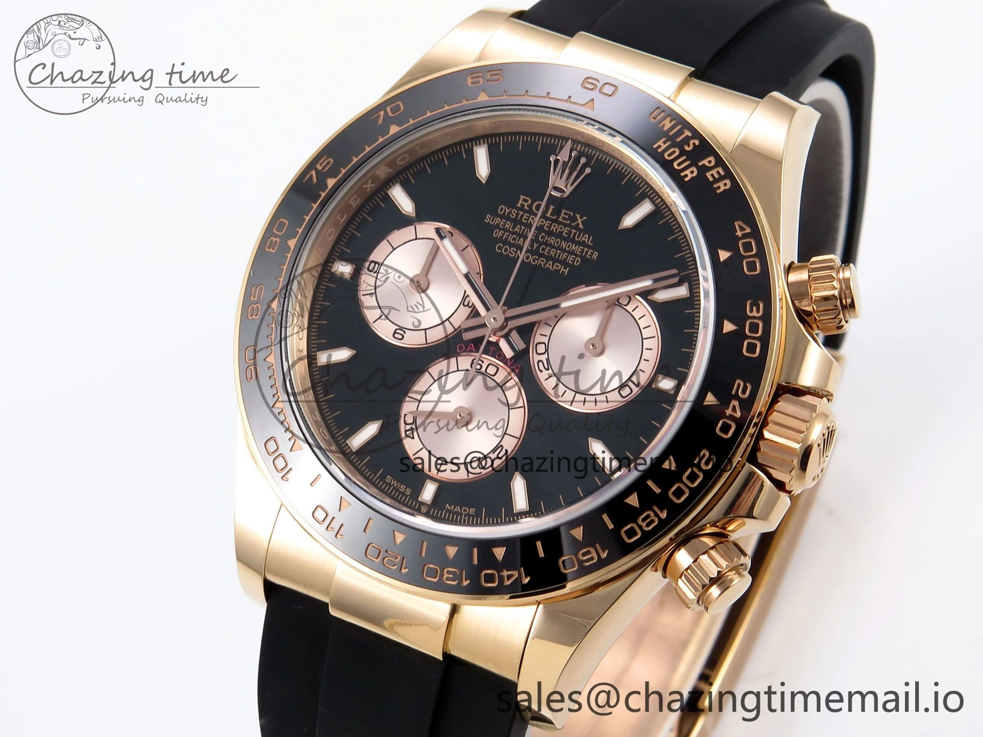 Daytona 126515 LN APSF 1:1 Best Edition Black Dial on Oysterflex Strap SH4131（Gain Weight）