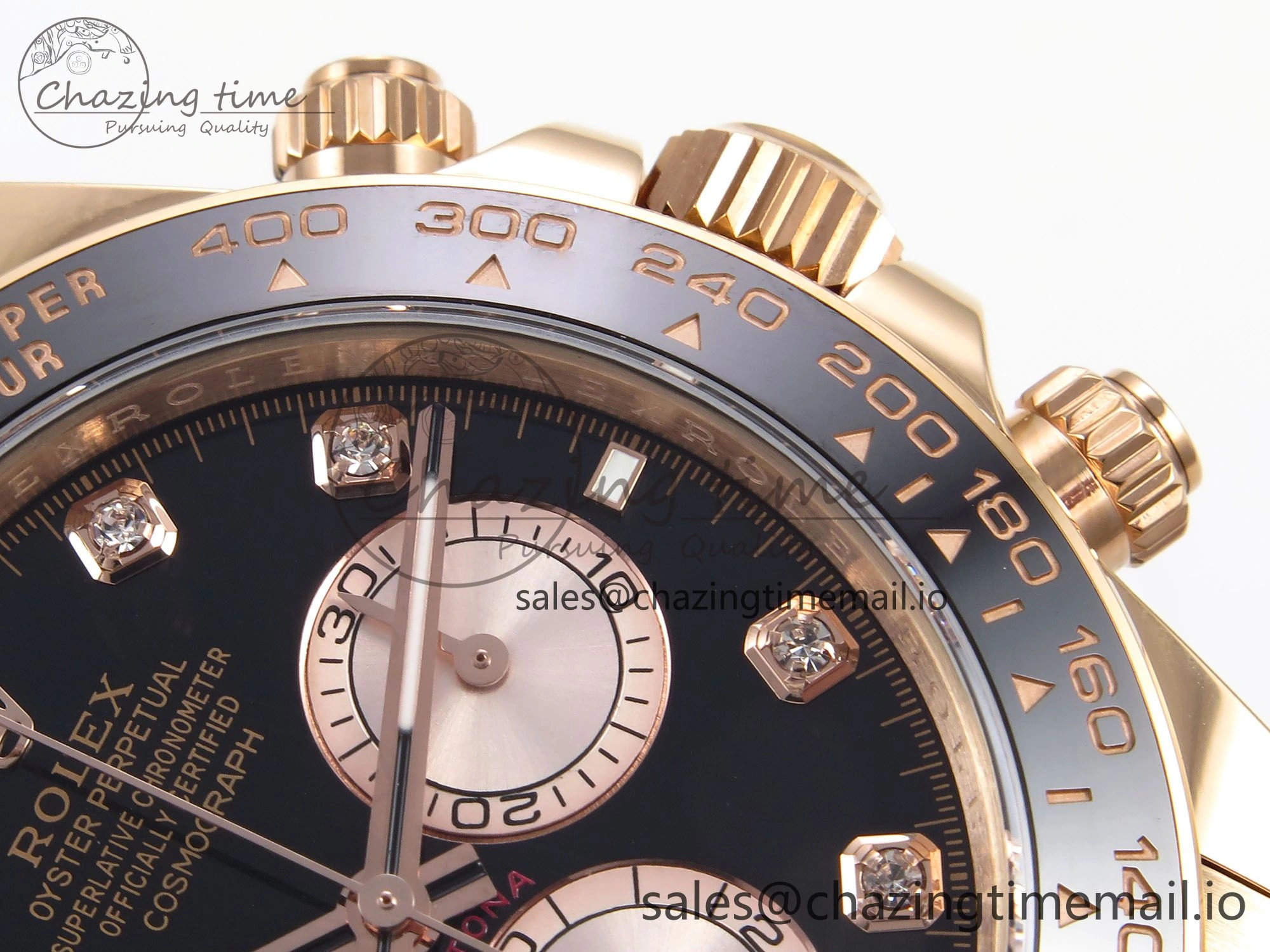 Daytona 126515 LN APSF 1:1 Best Edition Black Diamonds Dial on Oysterflex Strap SH4131（Gain Weight）