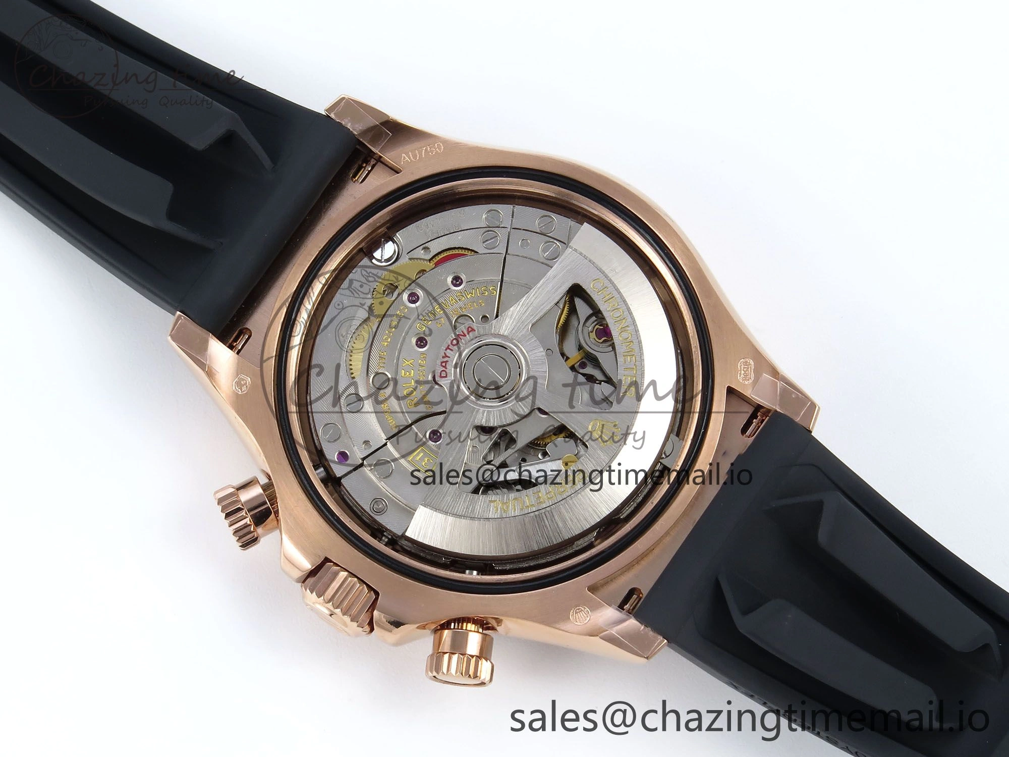 Daytona 126515 QF 1:1 Best Edition Black RG Dial on Oysterflex Strap SH4131 V5